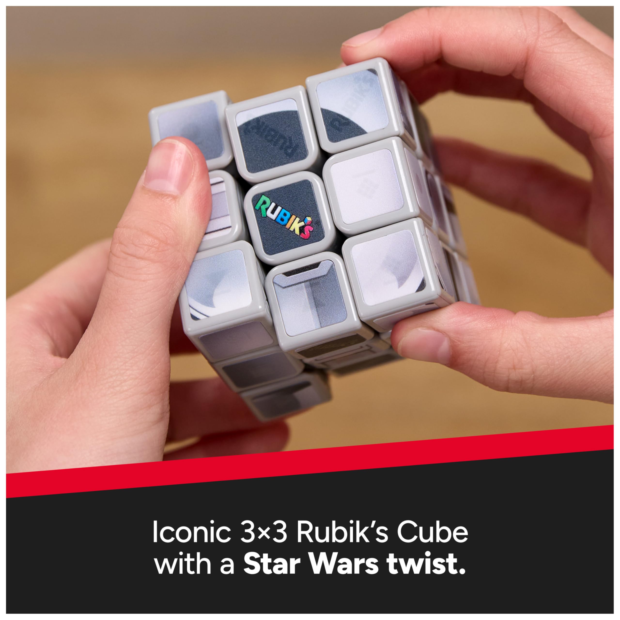 Rubik's Star Wars Mandalorian Cuber - 3x3 Puzzle | Multicolor Plastic | Ages 8+ 4