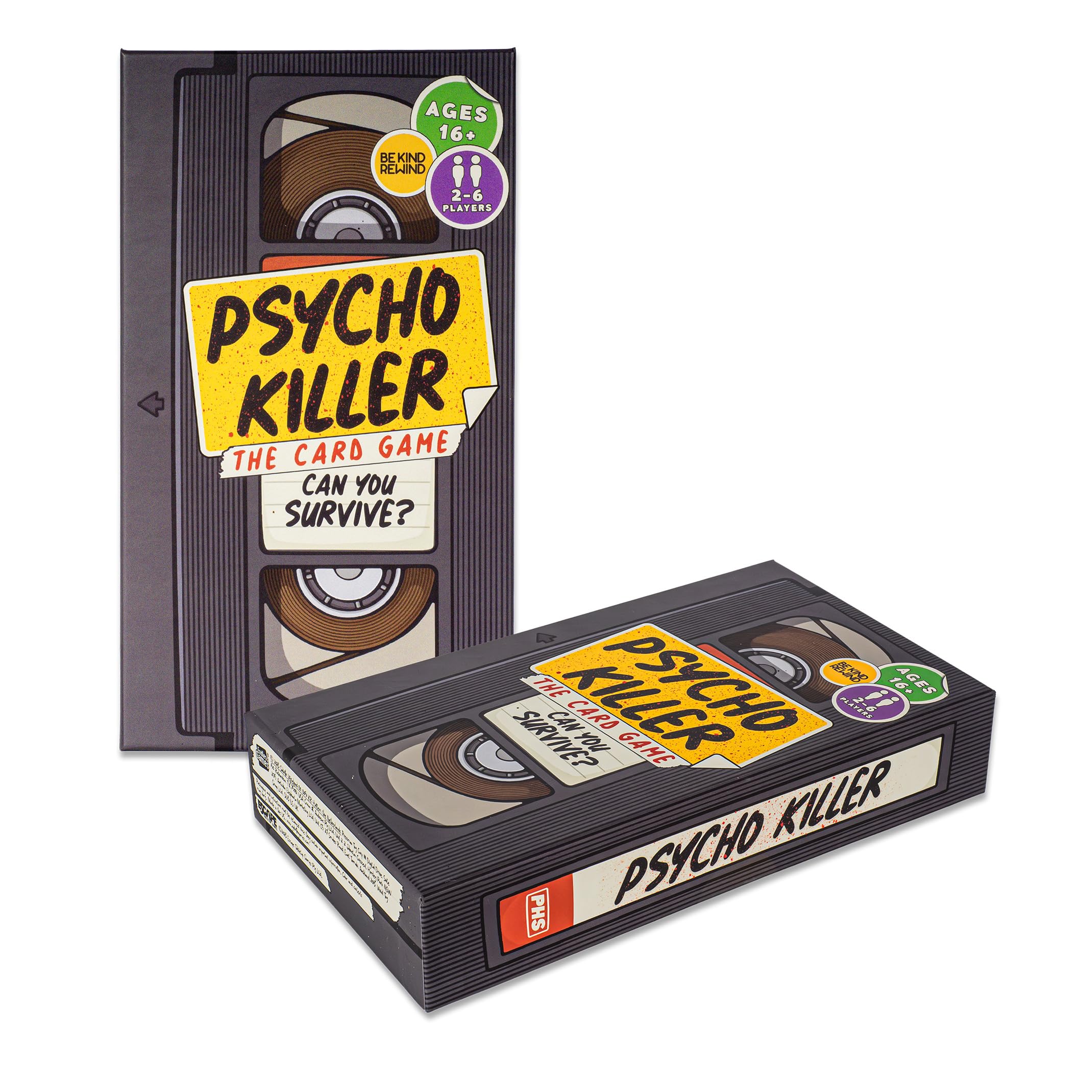 Escape Tabletop Games Psycho Killer Card Game – VHS-Style Horror Survival Party Game for Adults 10