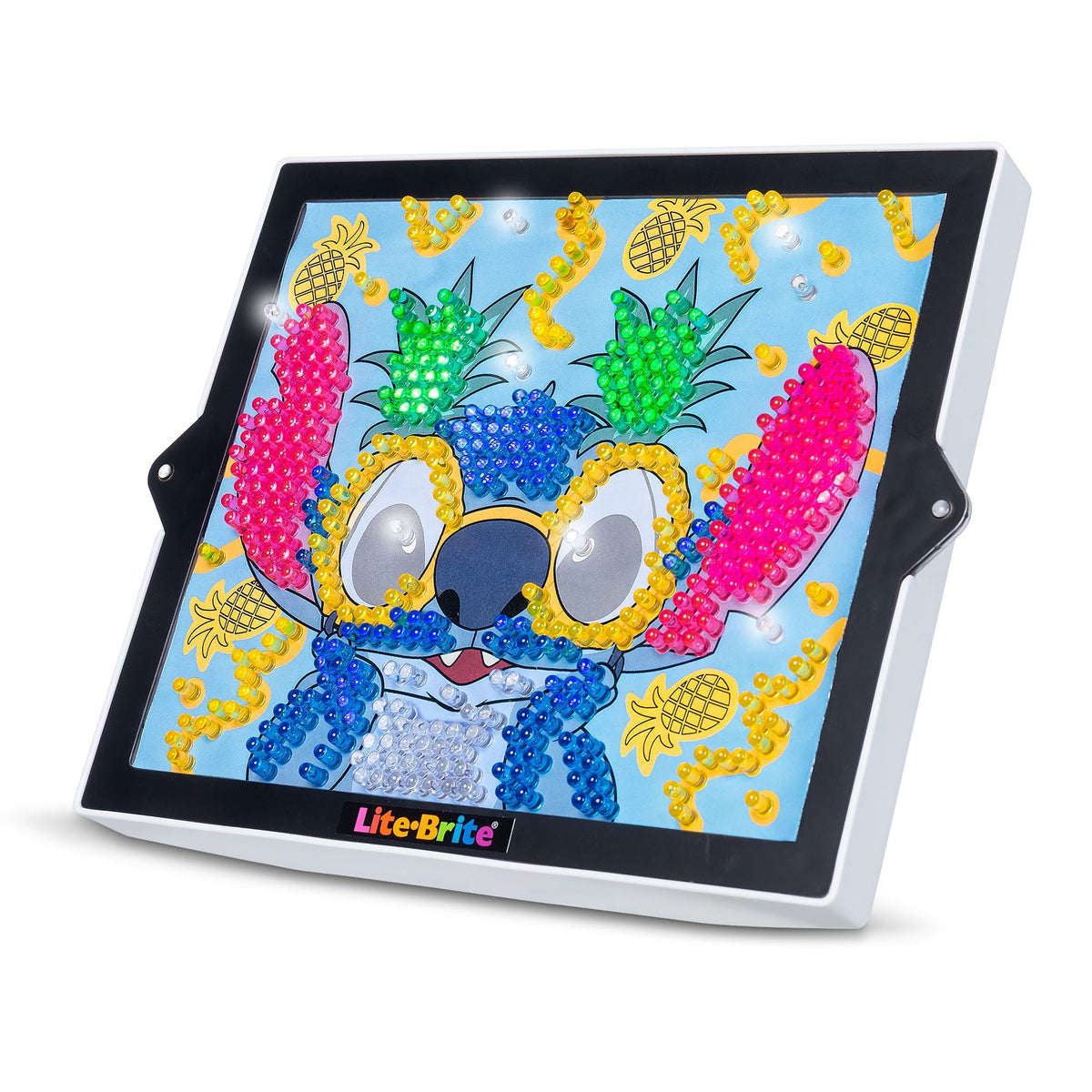 Lite Brite Colour Pop Stitch Light-Up Doodle Board - 650 Pegs, 6 Templates