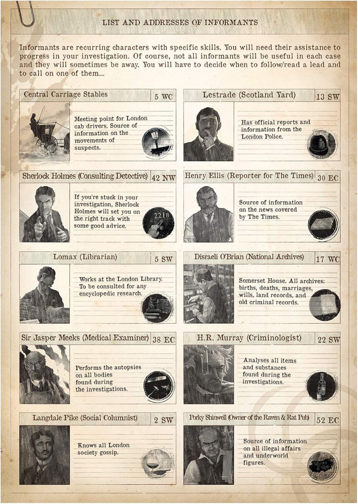 Space Cowboys Sherlock Holmes Consulting Detective: The Baker Street Irregulars Board Game (SHEH05)