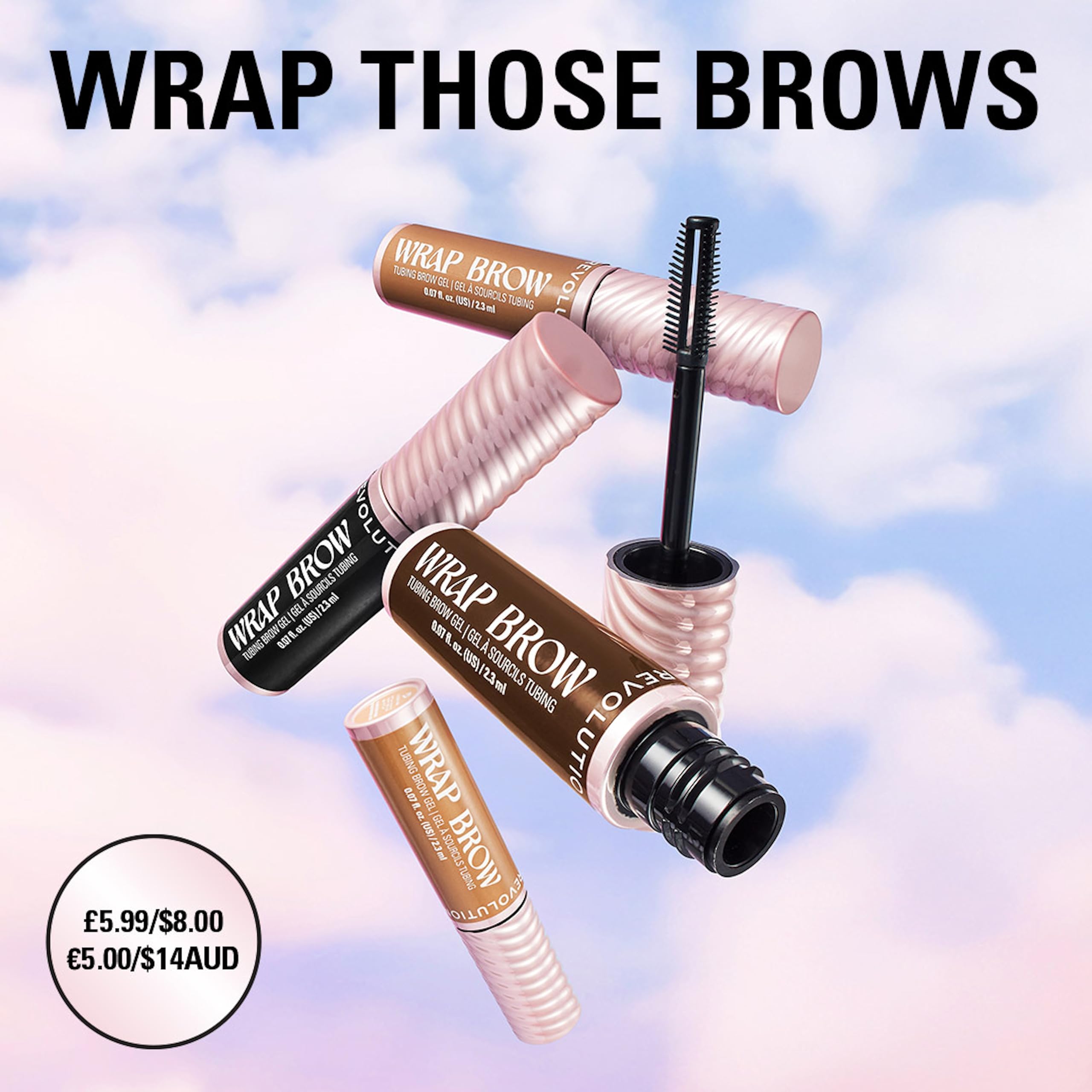 Revolution Beauty London Wrap Brow Tubing Gel - Shape & Sculpt | Ebony Black | 2.3 ml 6