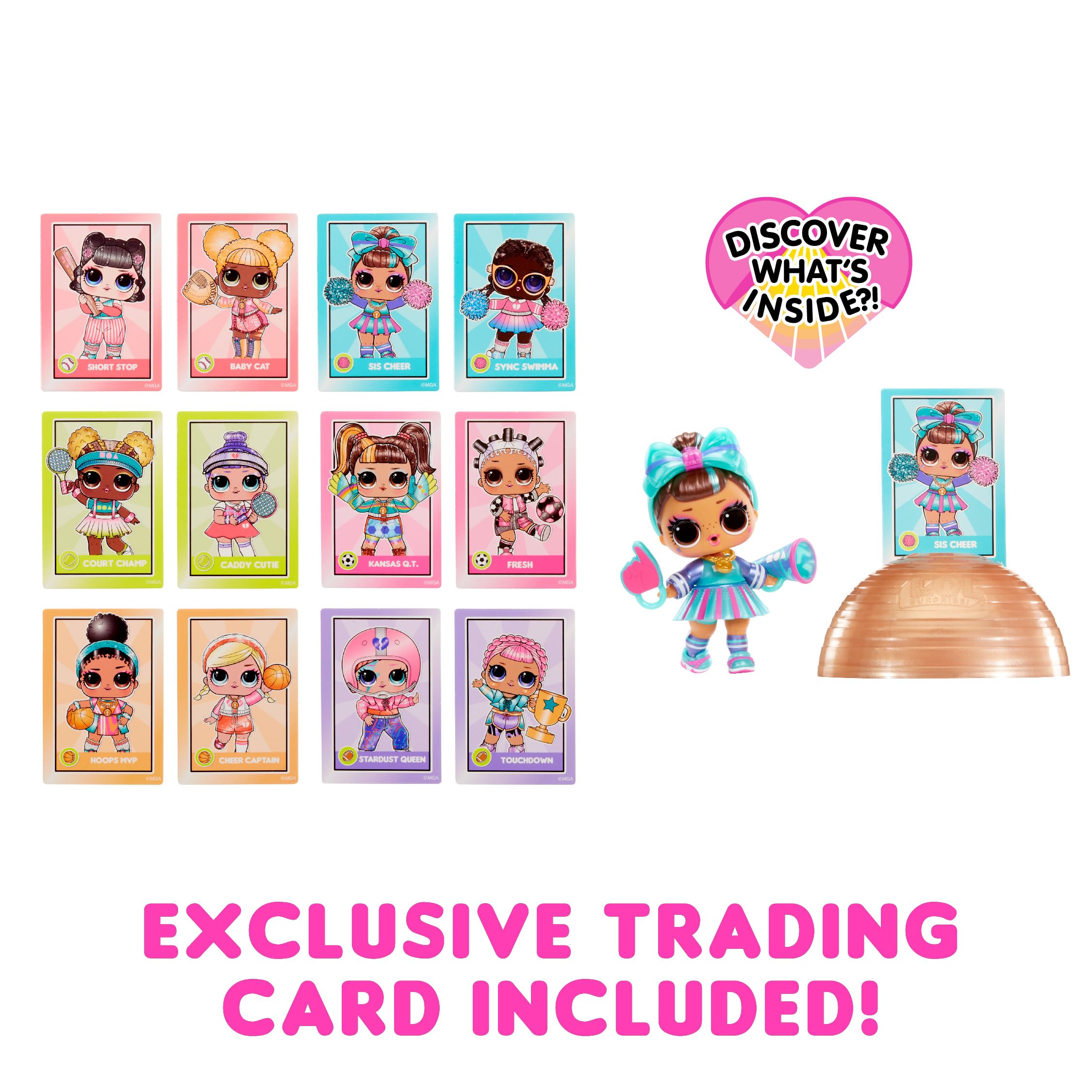L.O.L. Surprise! All-Star Sports Vault Collection Tots - 12-Piece Doll Set with Accessories 8