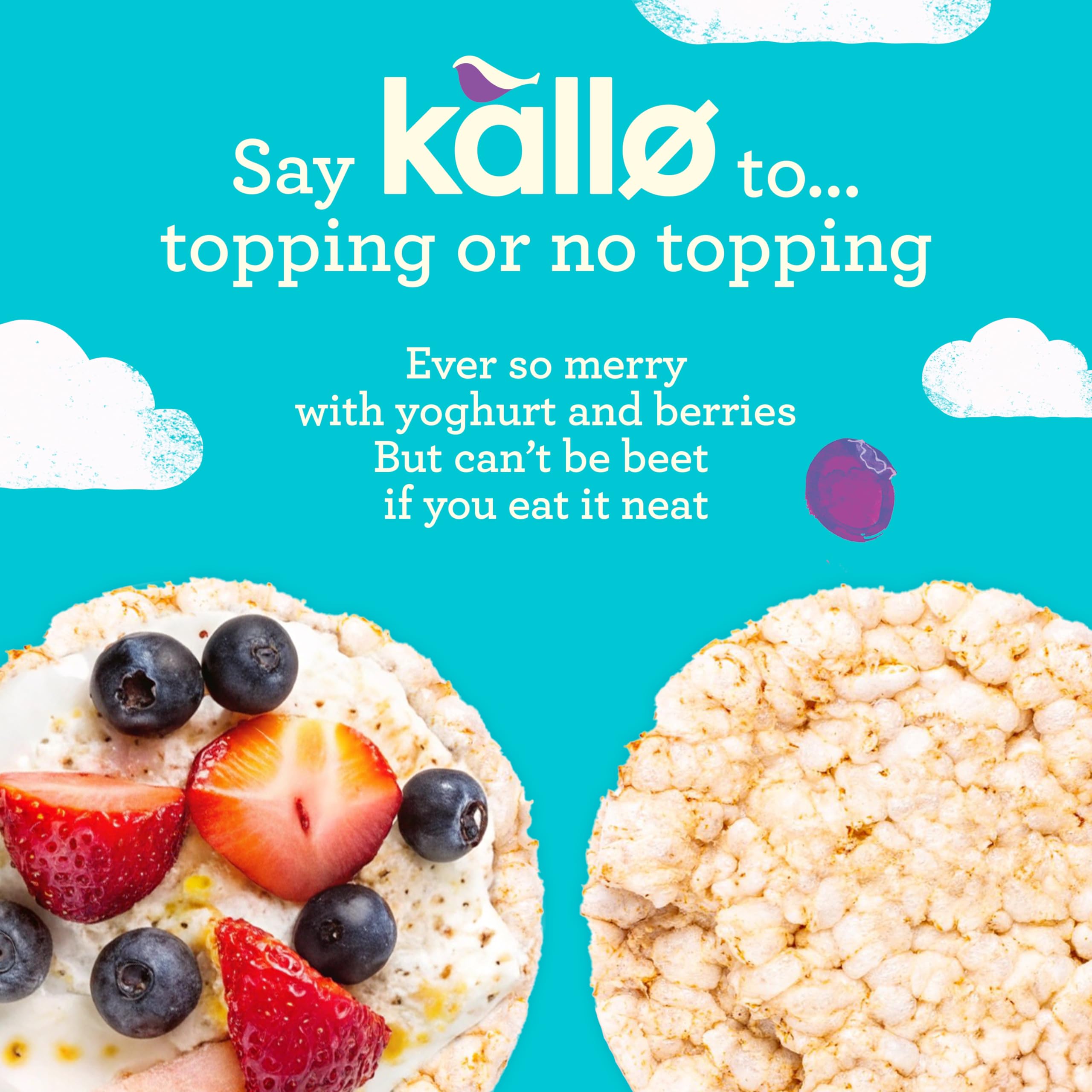 Kallo Blueberry & Vanilla Wholegrain Rice & Corn Cakes - Low Fat | Gluten Free | Vegan | 131g 5