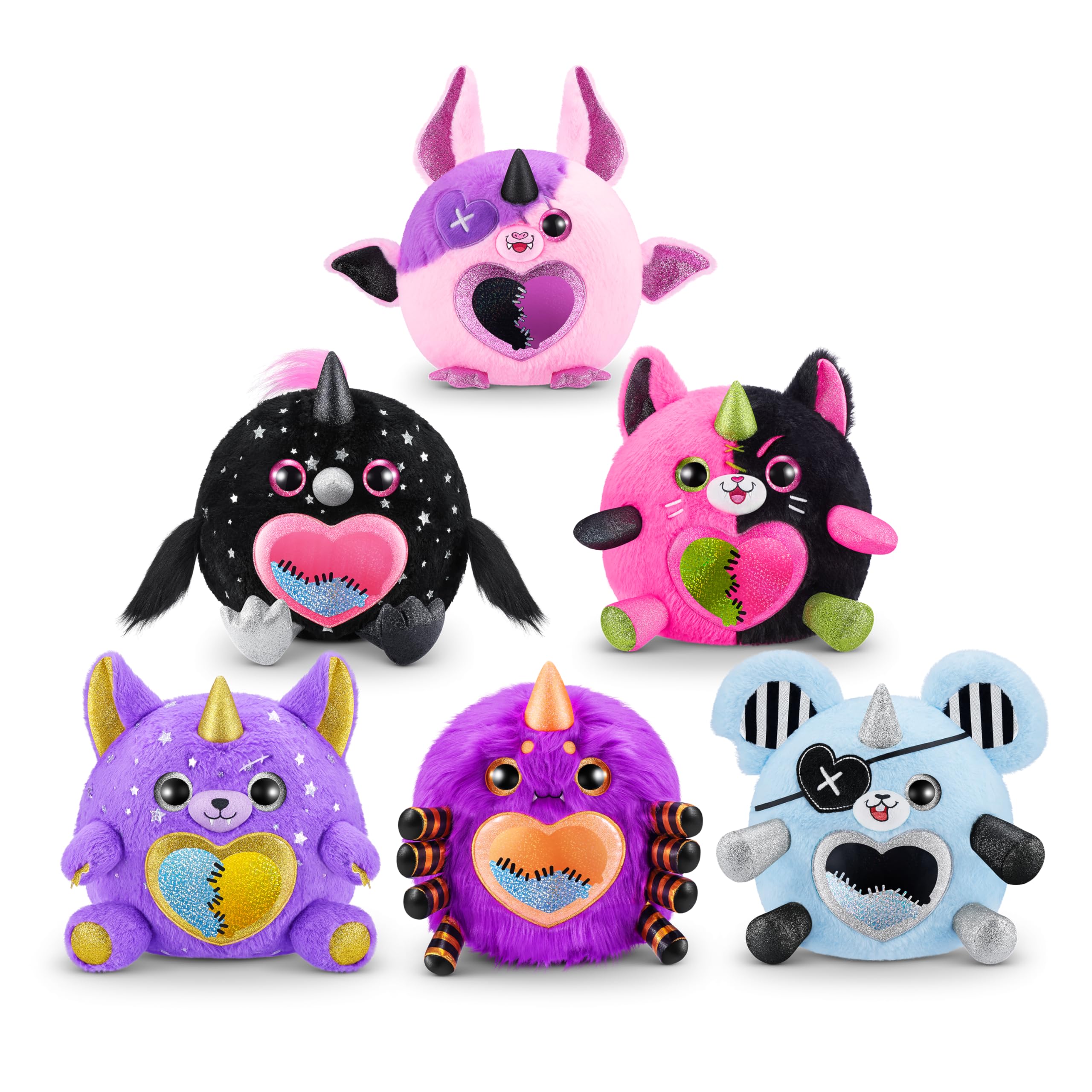 Rainbocorns ZURU Monstercorn Surprise - Cat Plush with 35 Surprises & Glow-in-the-Dark Accessories 4