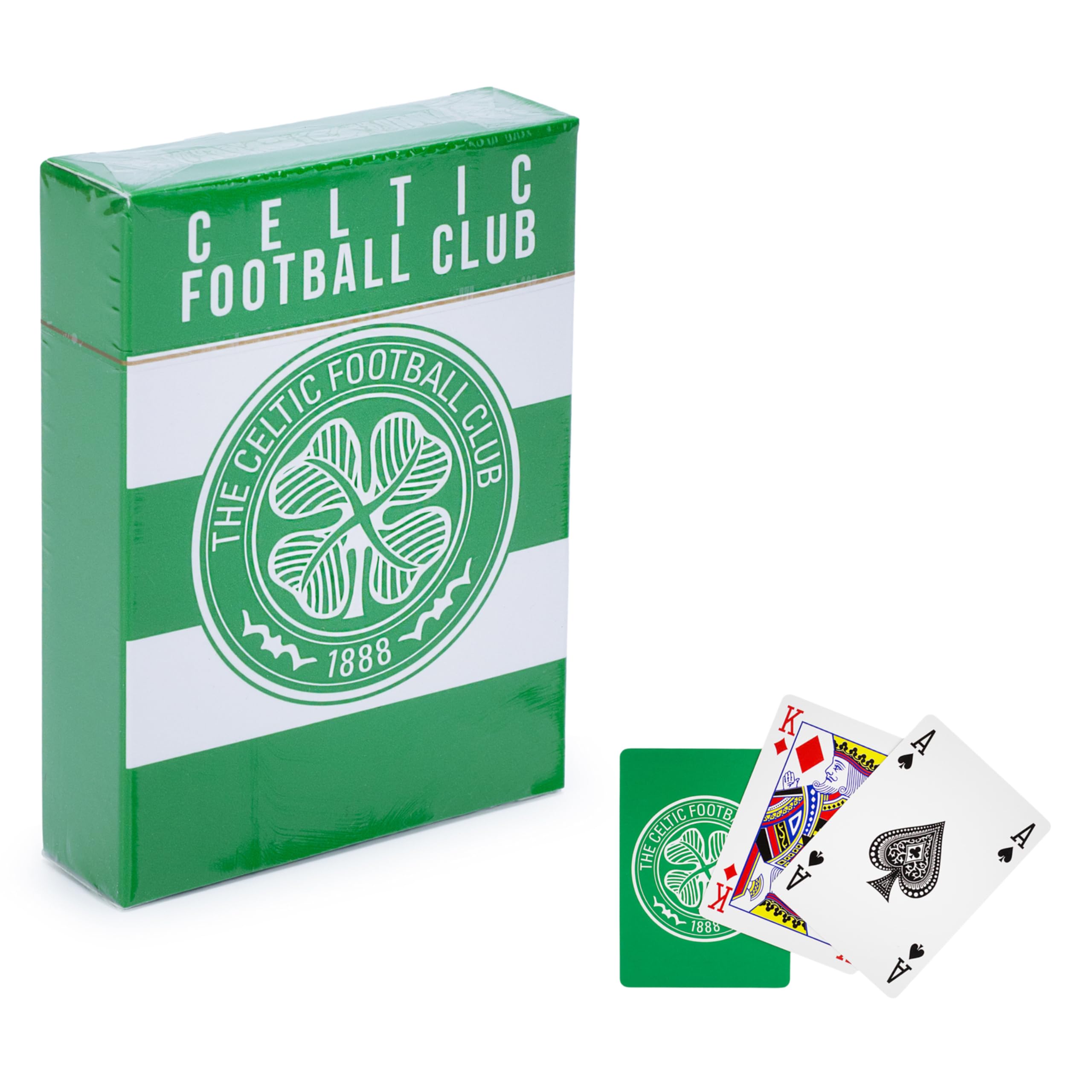 The Gift Scholars Celtic FC Officially Licensed Playing Cards - 52 Card Deck with Linen Finish