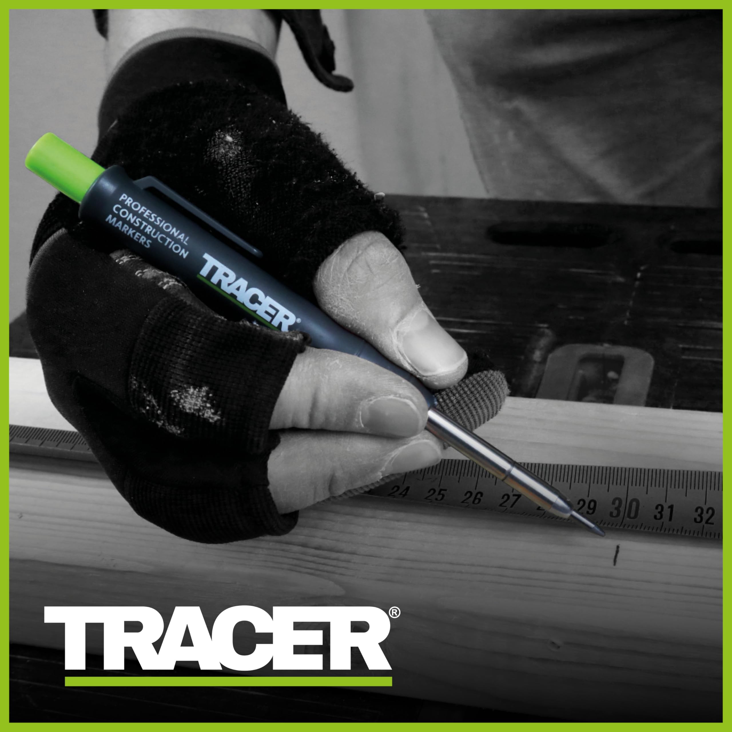 Tracer 2H Hard Replacement Leads - Pack of 12 | 2.8mm Graphite | Compatible with Deep Hole Pencils 6