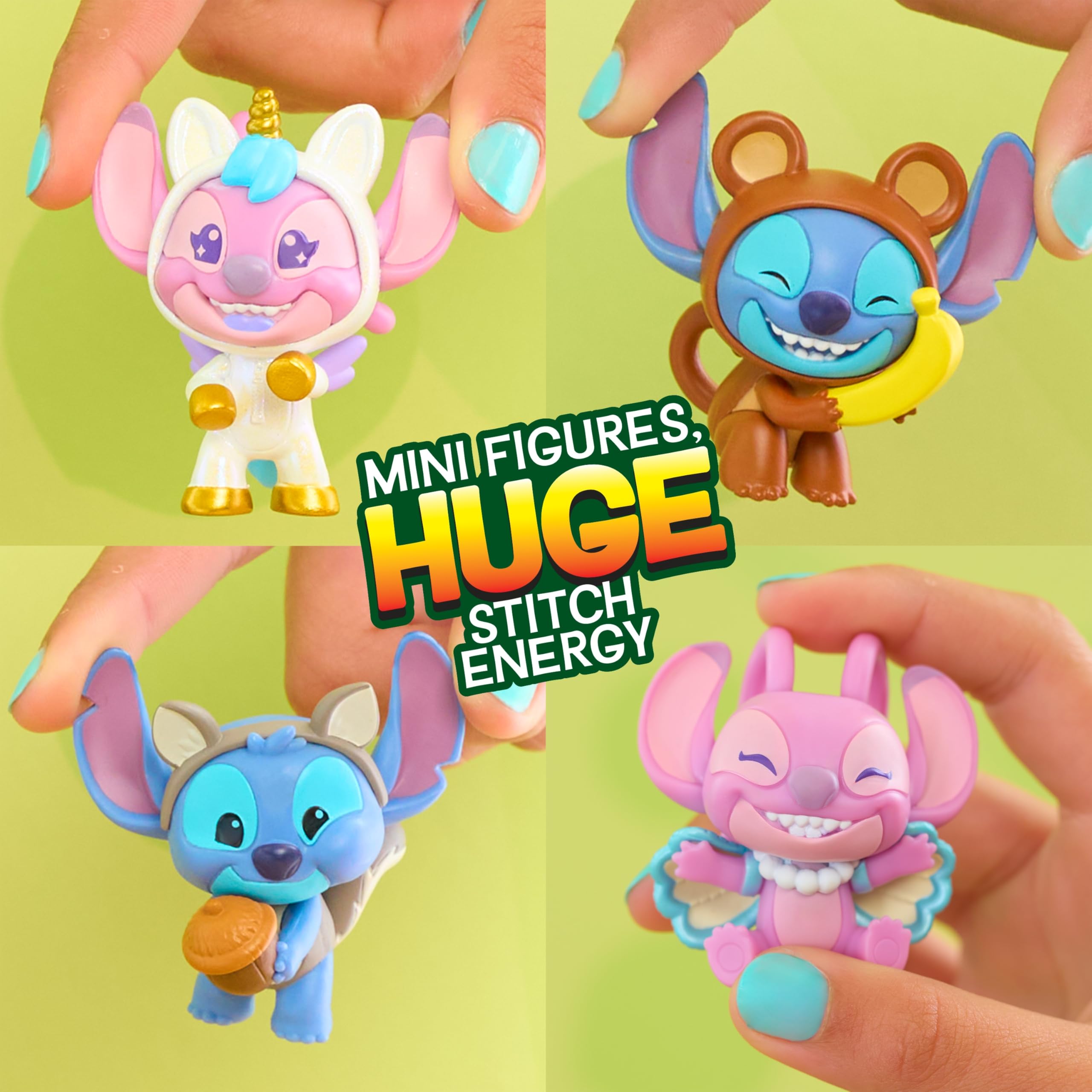 Disney Stitch Goes Wild Collectible Mini Figure Blind Capsule Toy for Ages 3+ | 5 cm Collectible 3