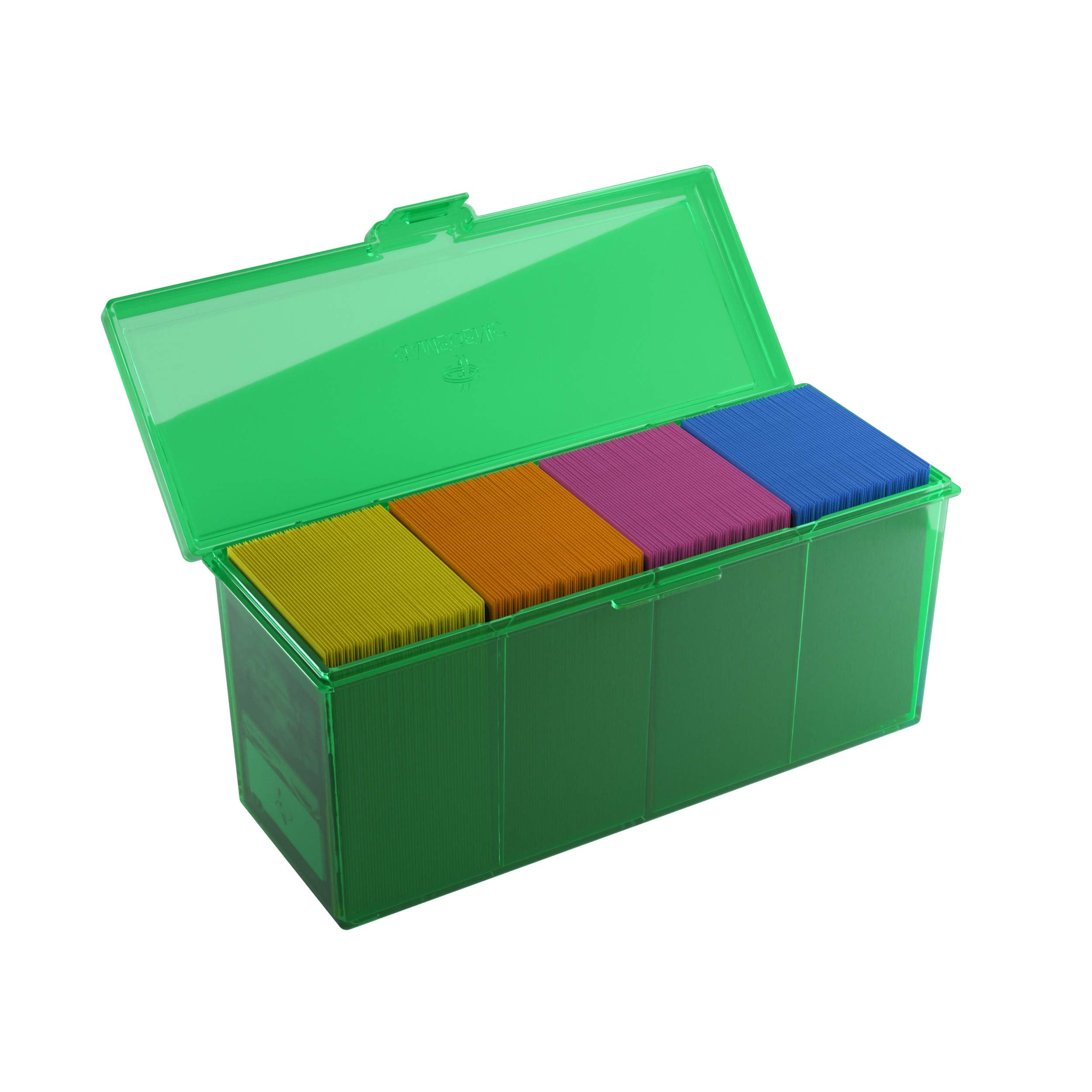 Gamegenic Fourtress 320-Card Deck Holder - Stackable Storage for Double-Sleeved Cards 9