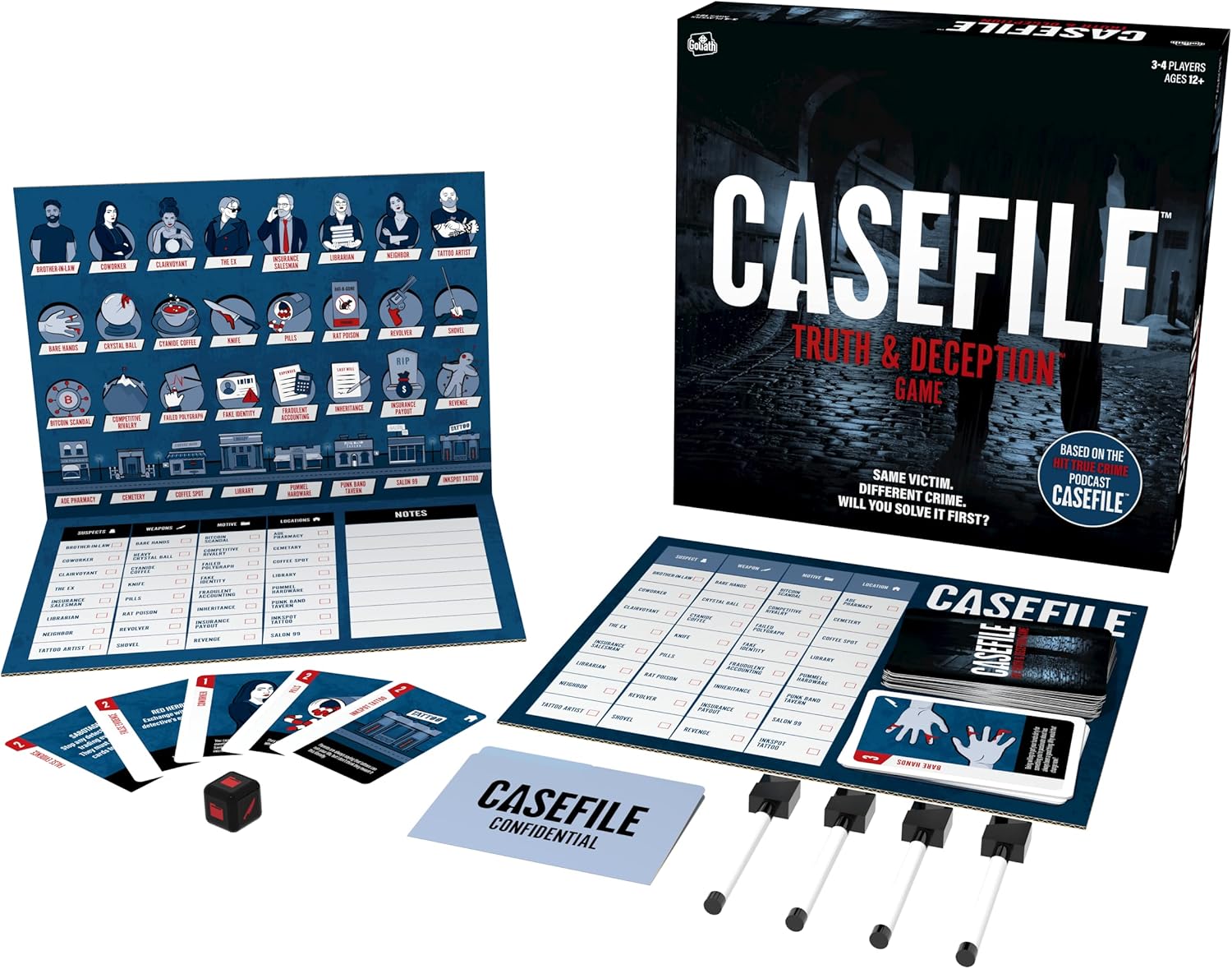 Goliath Games Casefile: Truth & Deception Board Game 5