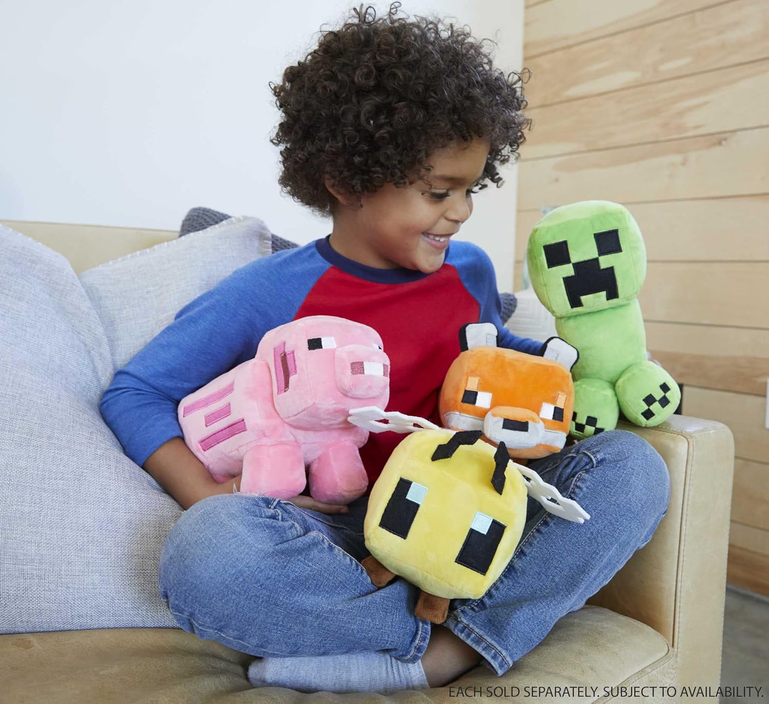 Minecraft Pig Plush 8-Inch Collectible Stuffed Animal for Kids 3+ 4