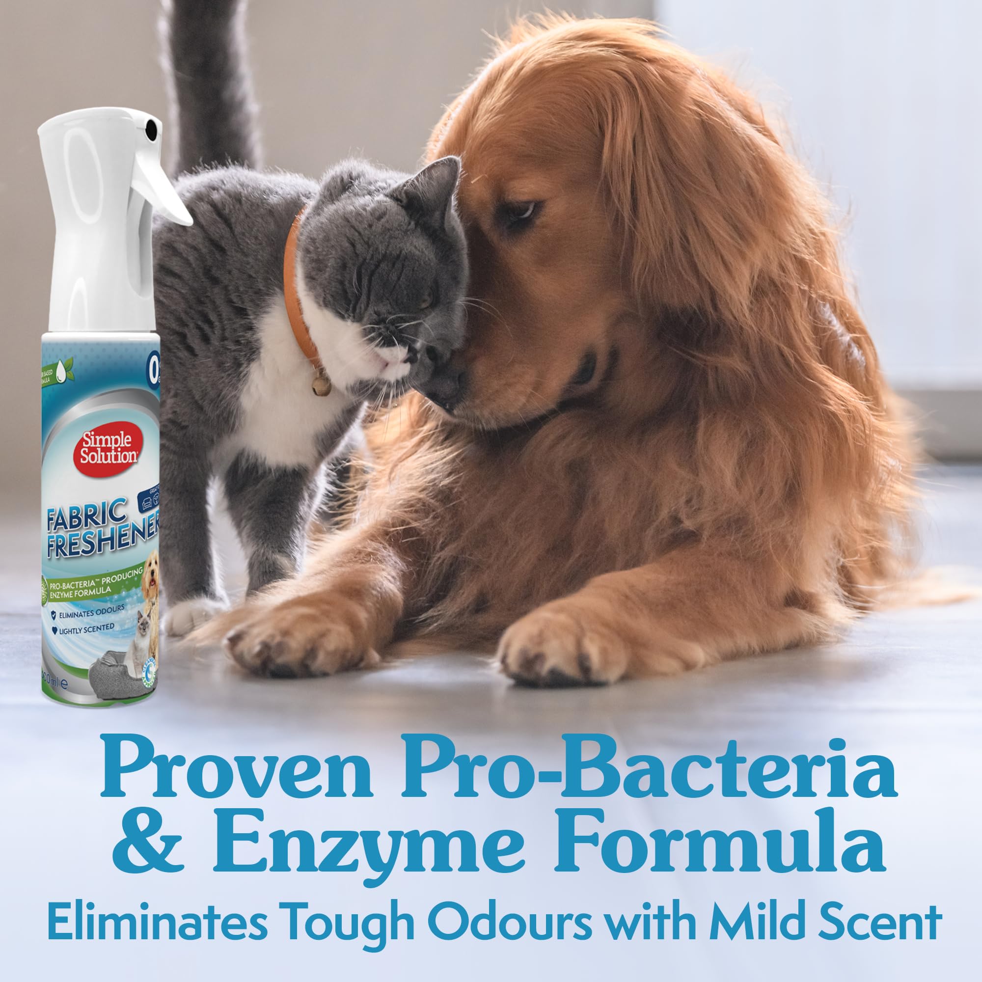 Simple Solution Fabric Freshener - Pro-Bacteria Enzyme Formula | Linen Scent | 400ml 6