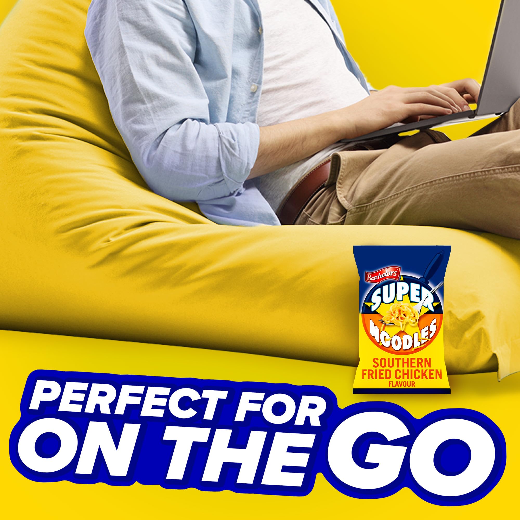 Batchelors Super Noodles Southern Fried Chicken Flavour Instant Snack, 90g (Pack of 8) 5