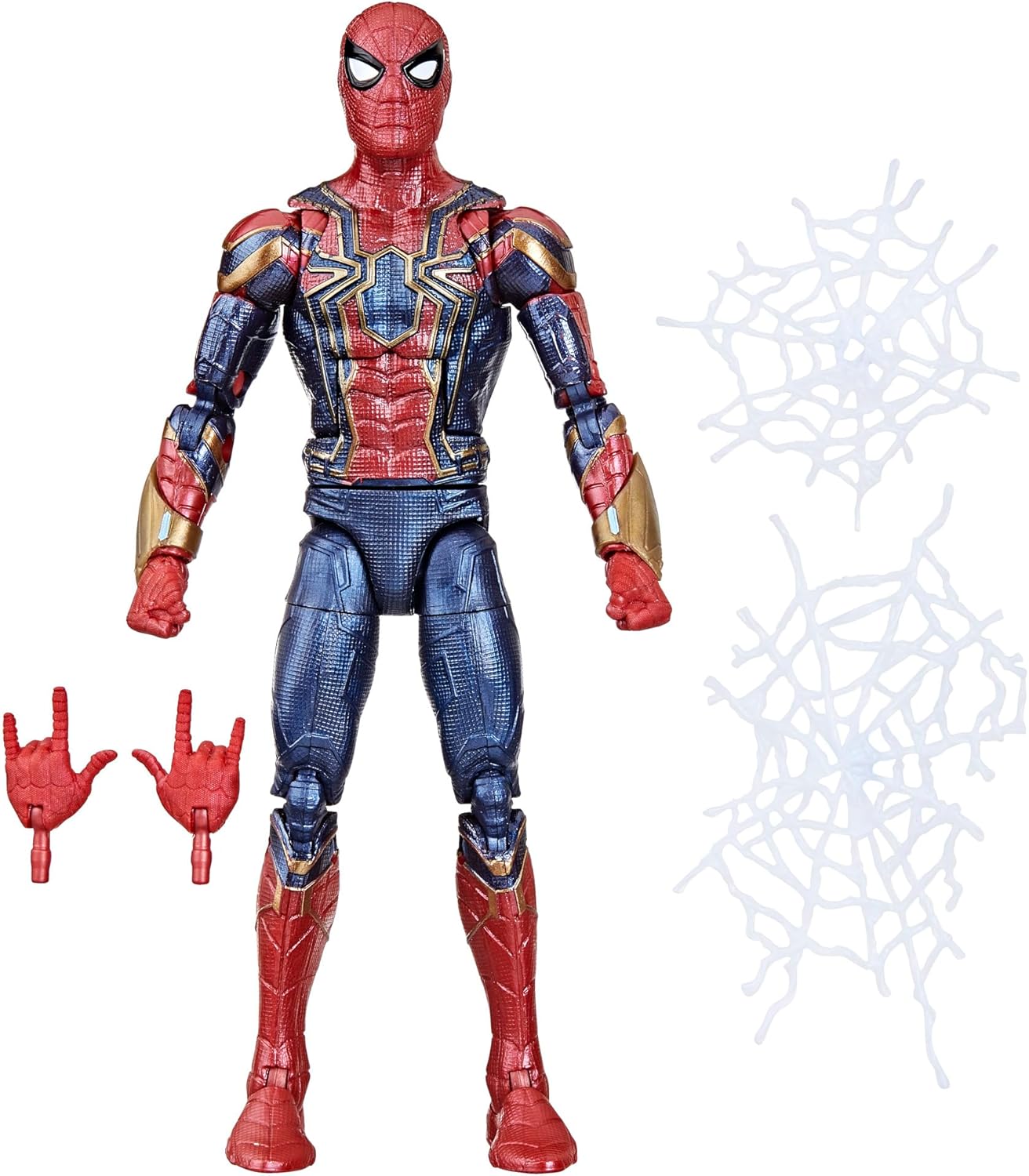 Marvel Legends Iron Spider Action Figure - Inspired by Avengers: Endgame, 6-Inch Collectible with Articulation & Web FX
