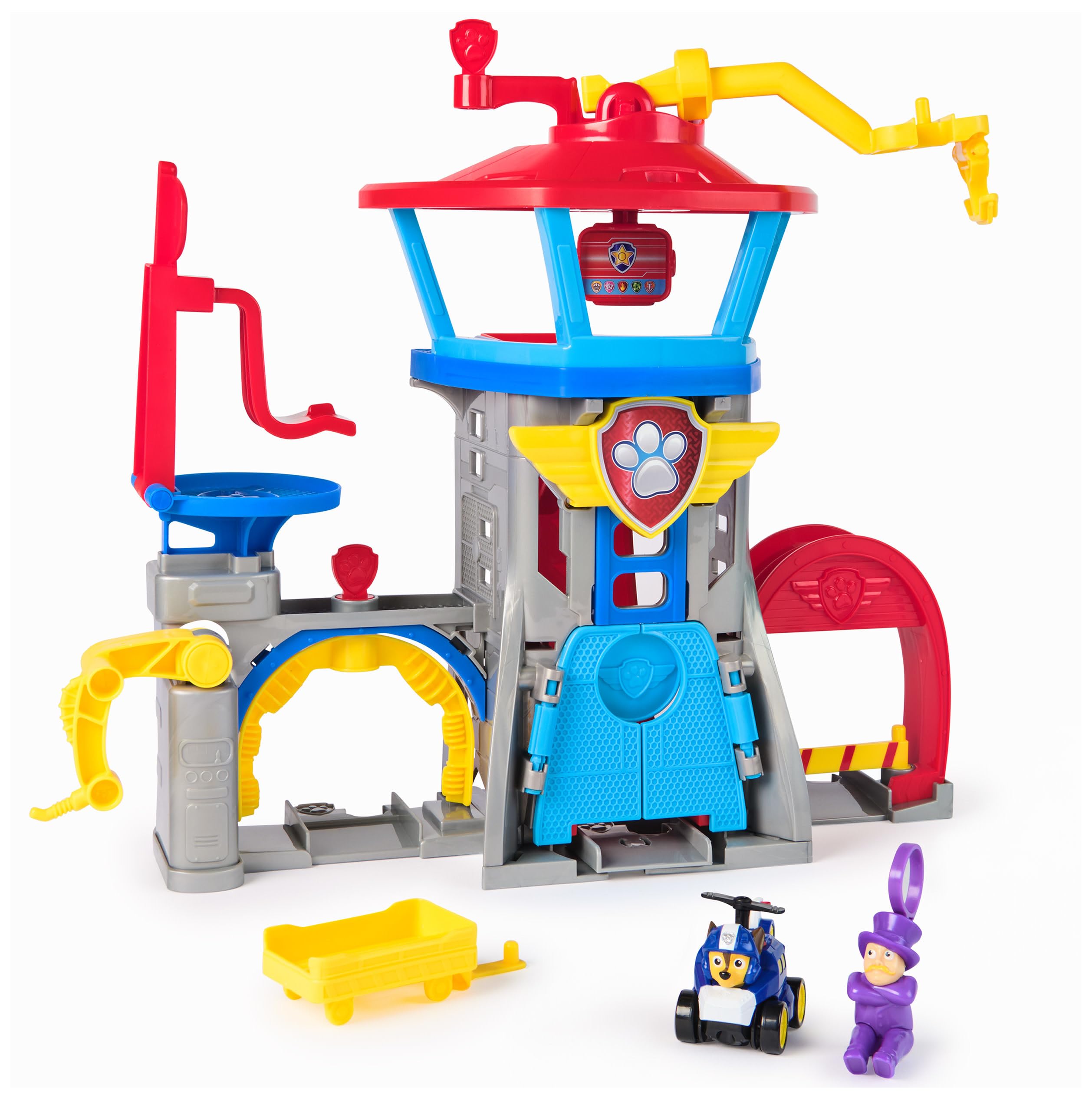 Paw Patrol Air Rescue Pup Squad Adventure Bay Airport Playset with Chase | Over 30cm Tall