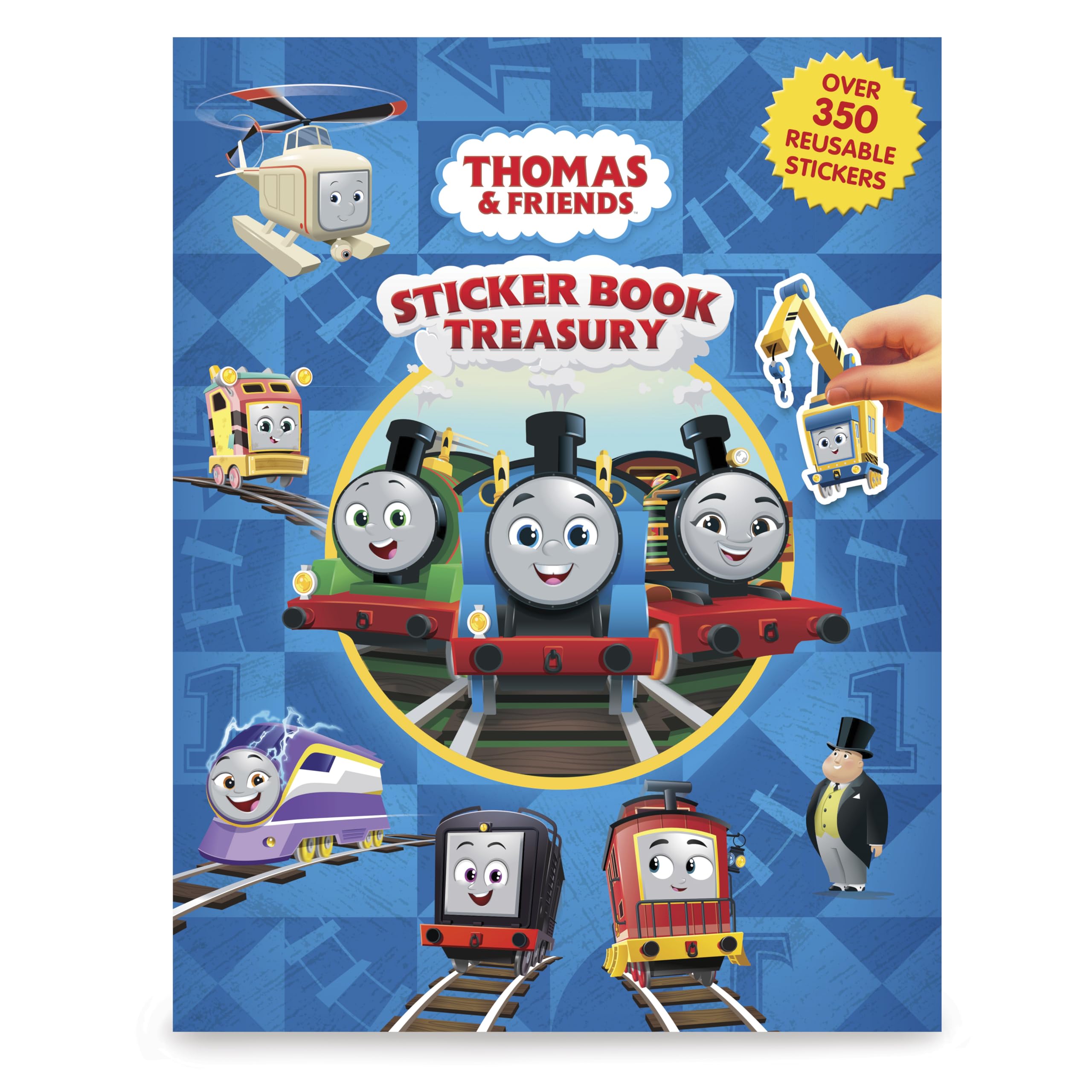 Phidal Thomas & Friends Sticker Book Treasury - 350 Reusable Stickers | 96 Pages | Ages 3+ 1