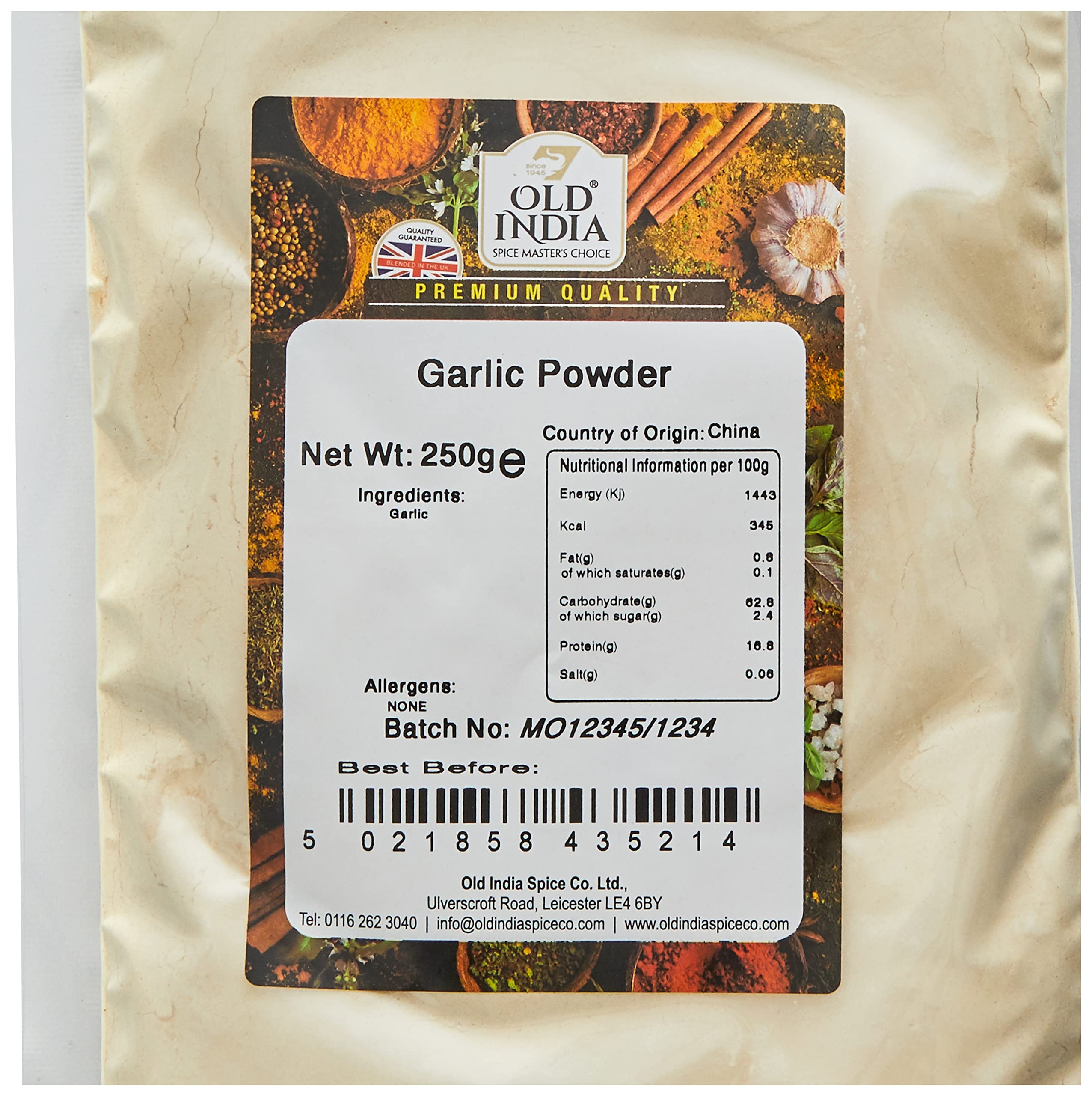 Old India Garlic Powder - 100% Natural & Additive Free | 250g