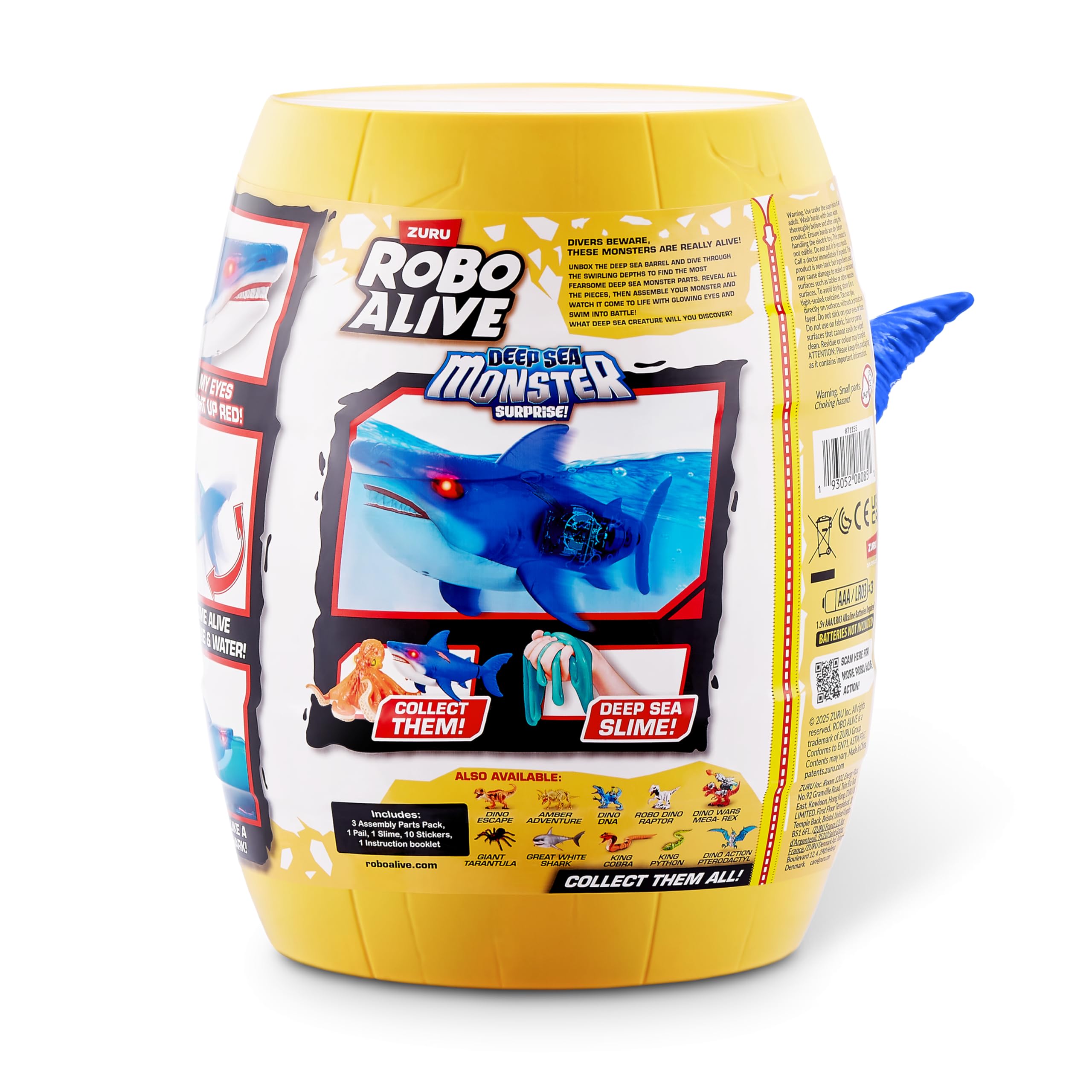 Robo Alive Deep Sea Monster Surprise - Water Activated Shark Toy | Surprise Unboxing | Ages 3+ 6