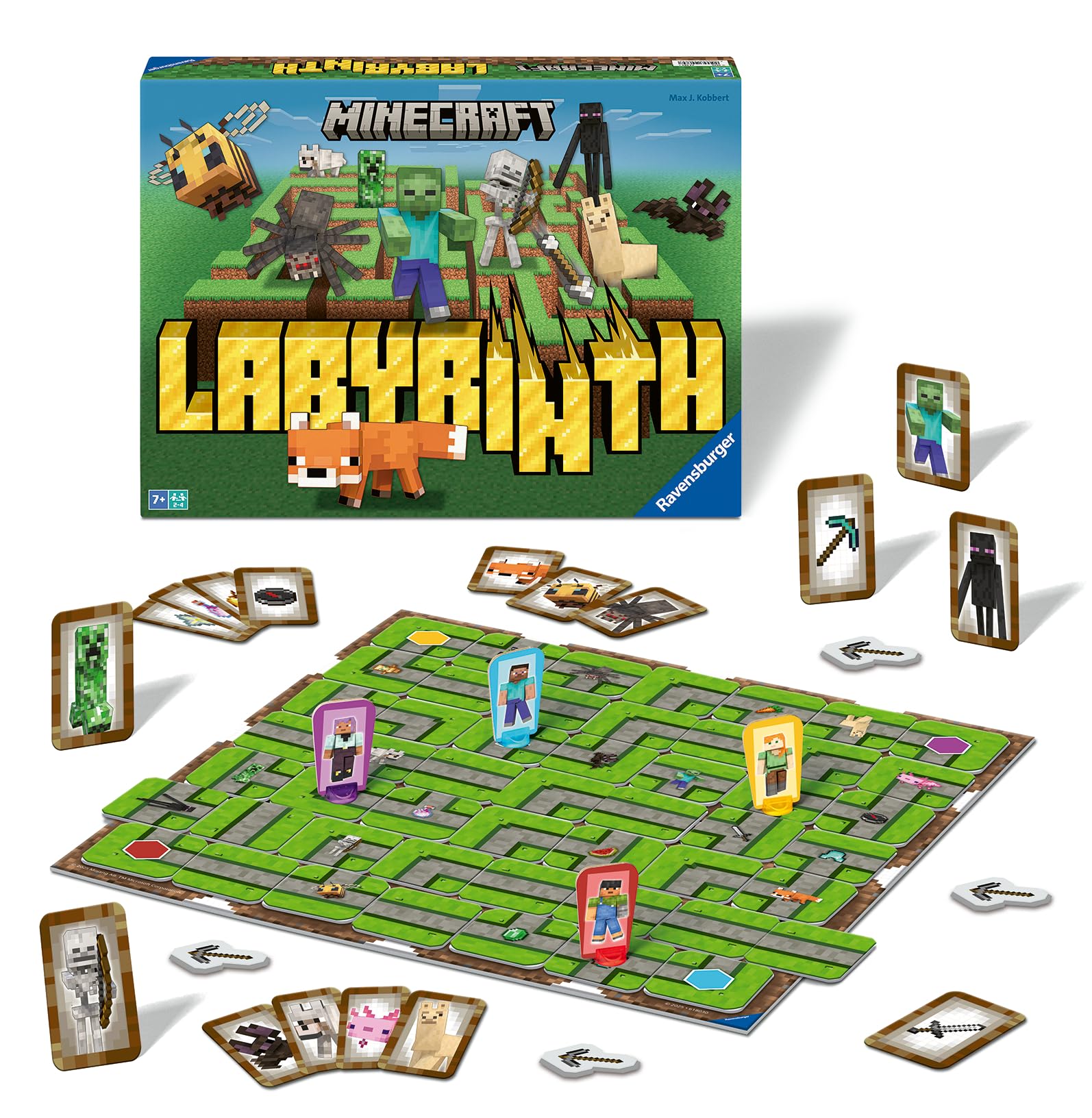 Ravensburger Minecraft Labyrinth - The Moving Maze Board Game for Kids and Families 8