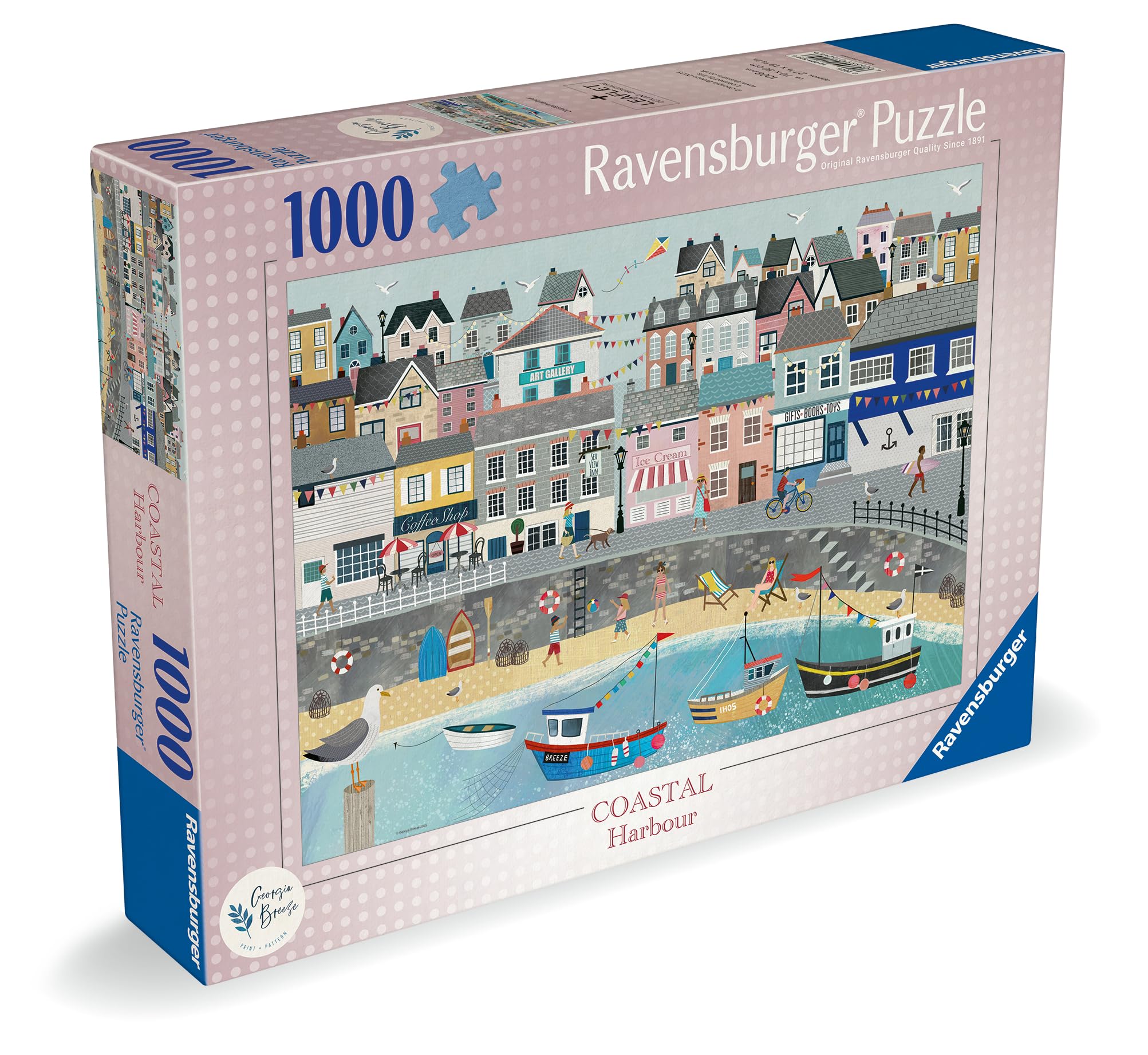 Ravensburger Coastal Harbour 1000 Piece Jigsaw Puzzle 5
