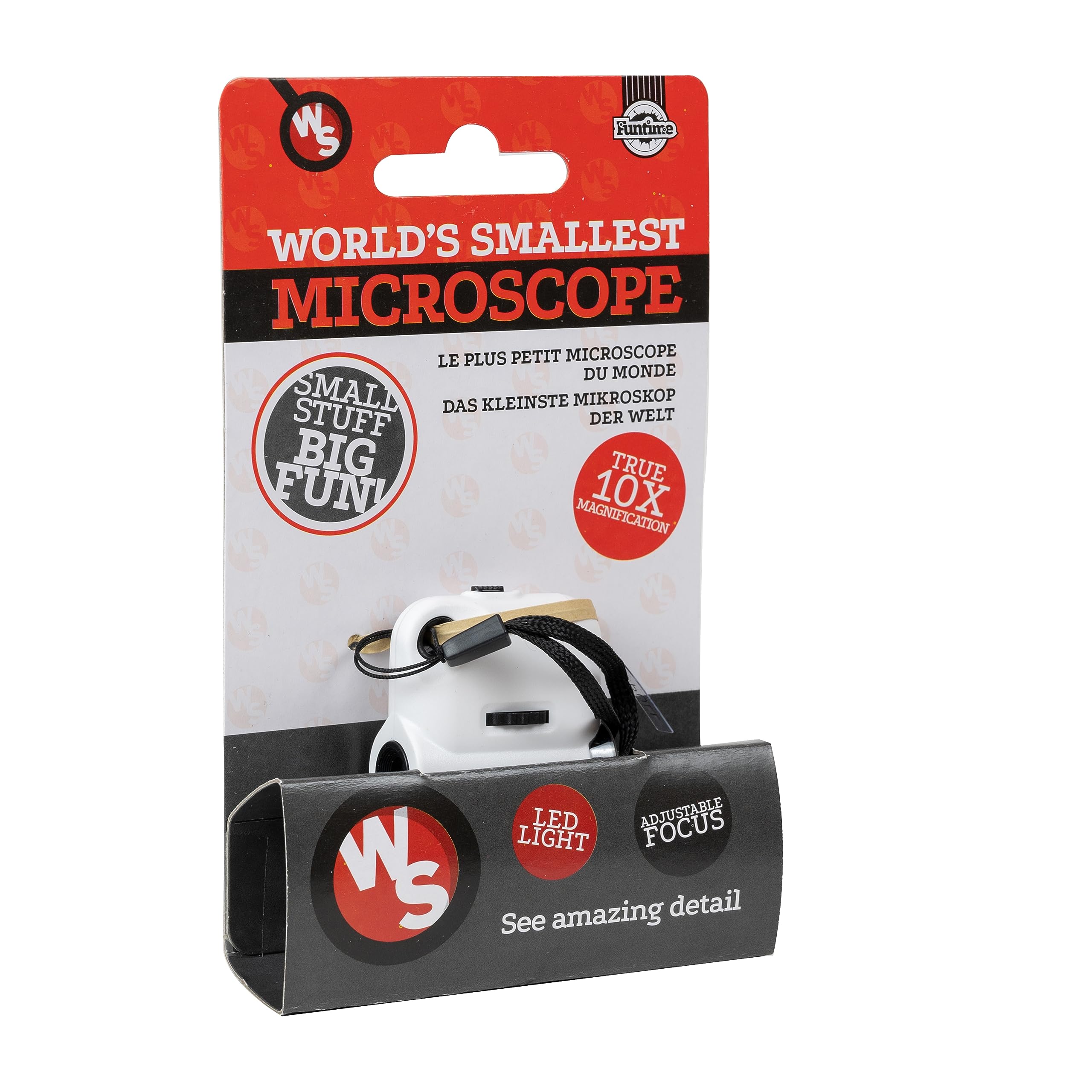 World's Smallest Microscope EG7930 - 10x Magnification STEM Toy for Kids 7+ 8