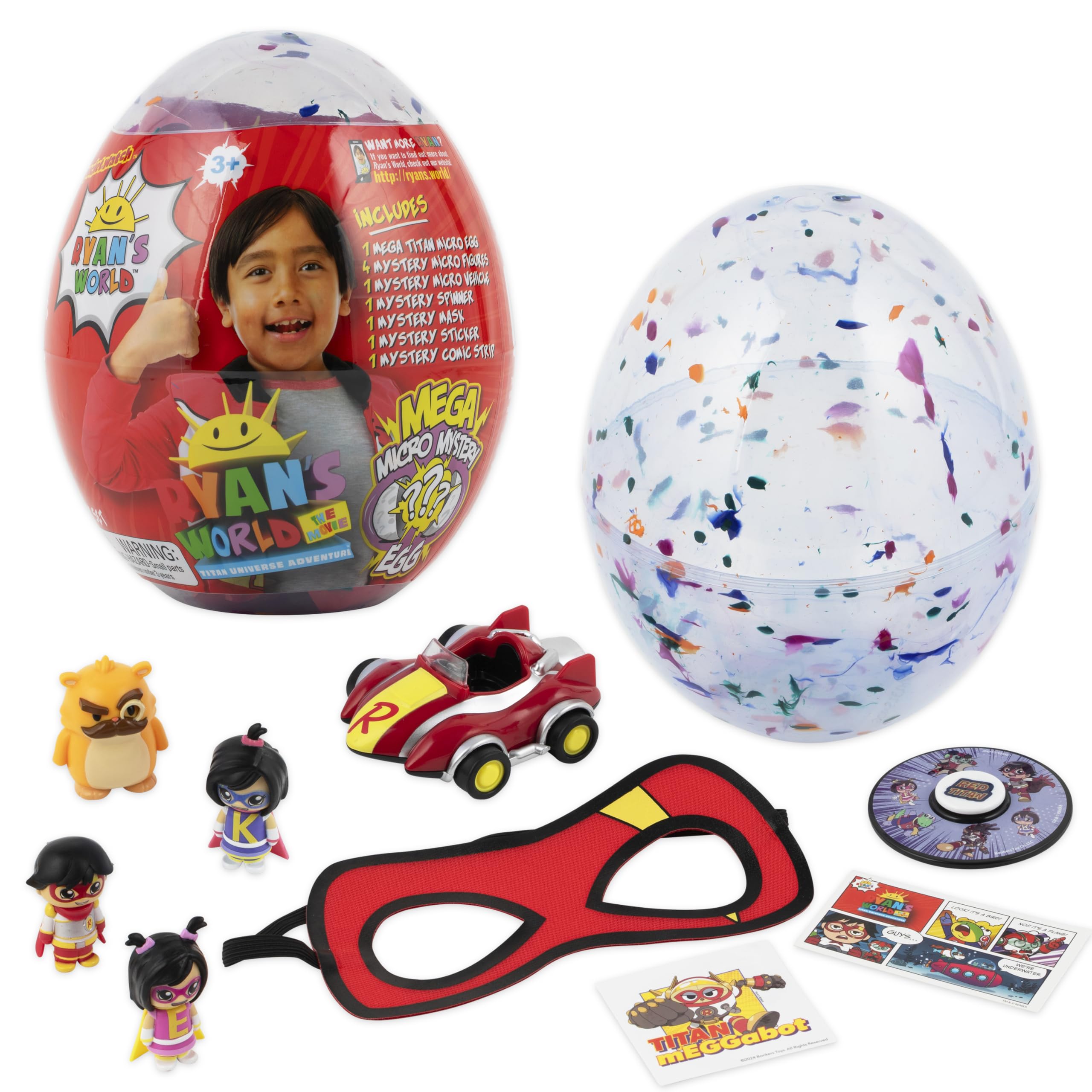 Ryan's World: The Movie - Mega Microverse Egg with Micro-Ryan Figure 2