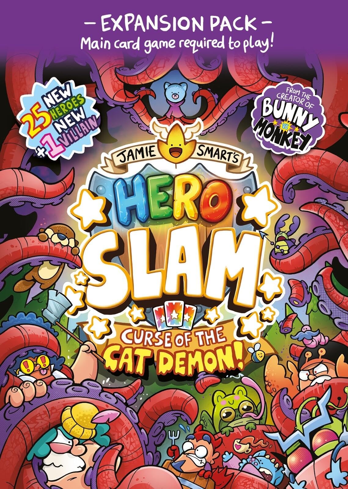 Laurence King Jamie Smart’s Hero Slam Expansion Pack: Curse of the Cat Demon | 25 New Heroes 1