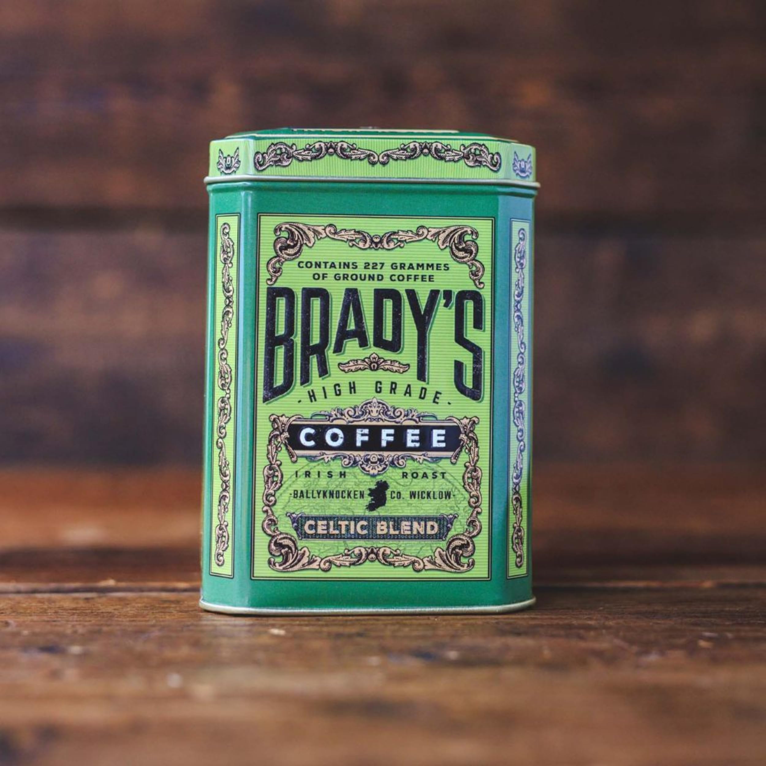 BRADY'S Celtic Blend Dark Roast Ground Coffee - 100% Arabica | 227g Tin 6