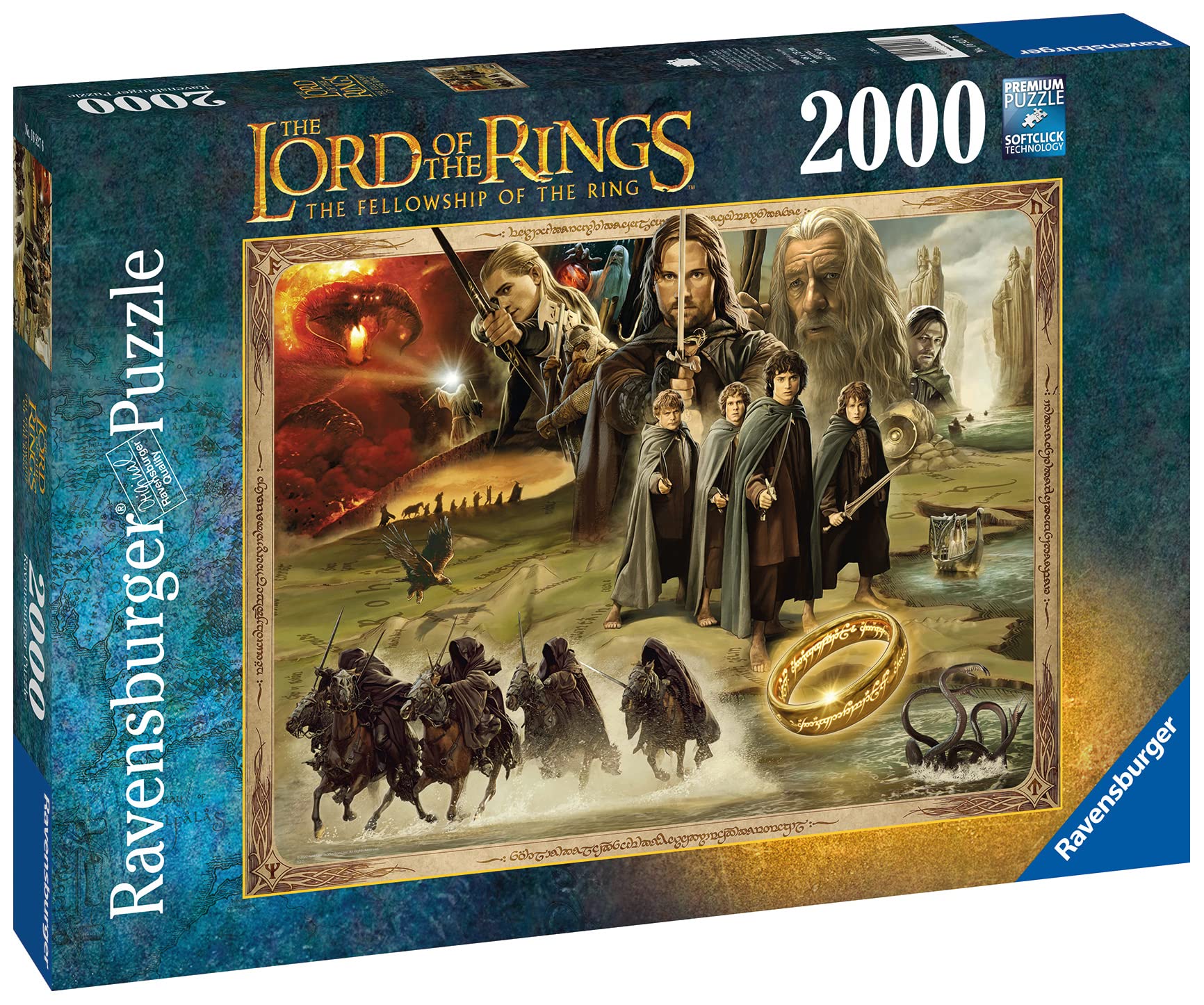 Ravensburger Lord of the Rings The Fellowship of the Ring - 2000 Piece Jigsaw Puzzle | 98 x 75cm 9