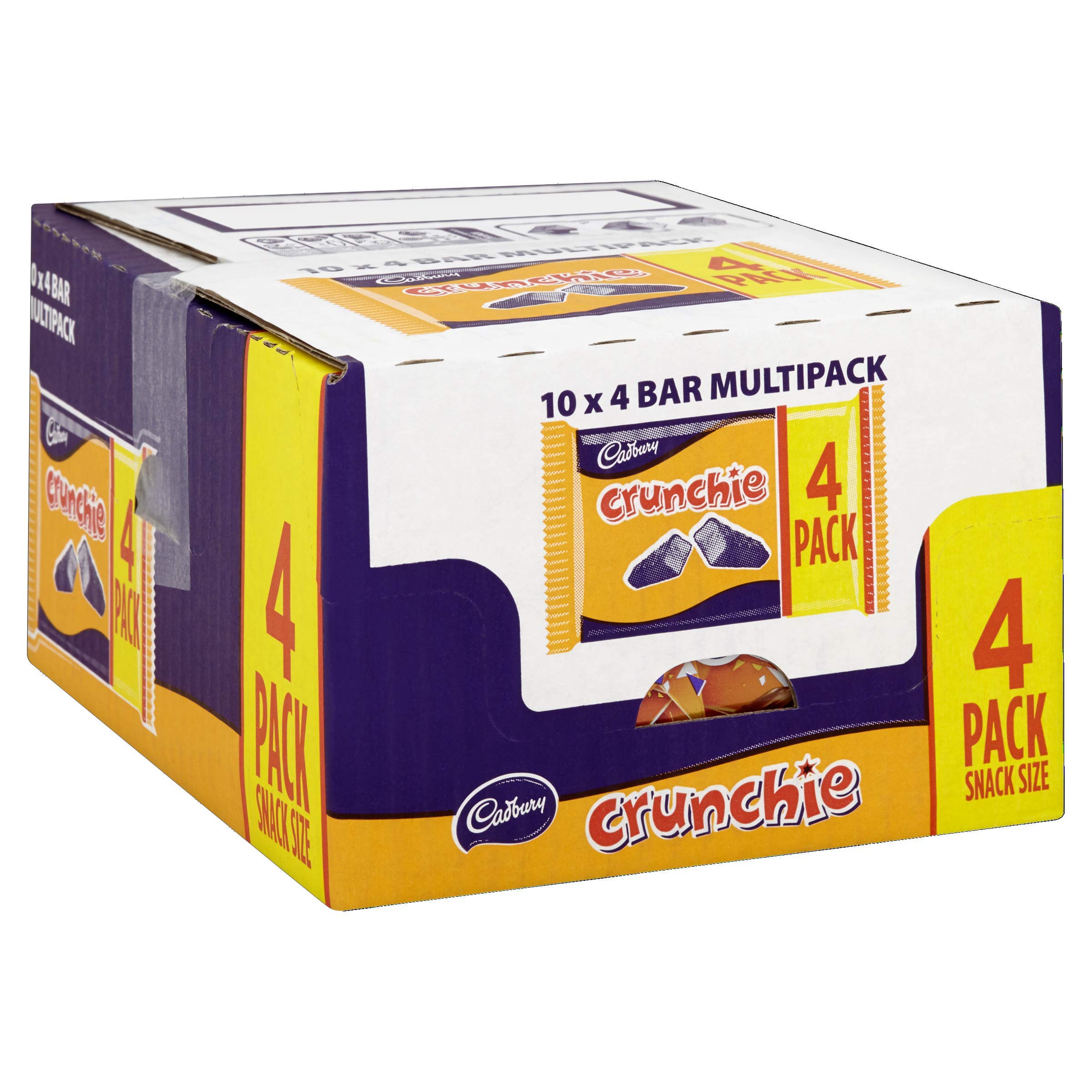 Cadbury Crunchie Chocolate Bar - Honeycomb Centre, Milk Chocolate Coating | 4 Pack of 26.1g Bars 6