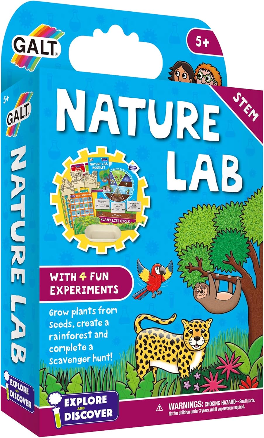 Galt Nature Lab Science Kit - Educational Plant Growing STEM Activity for Kids 5-10 Years 1