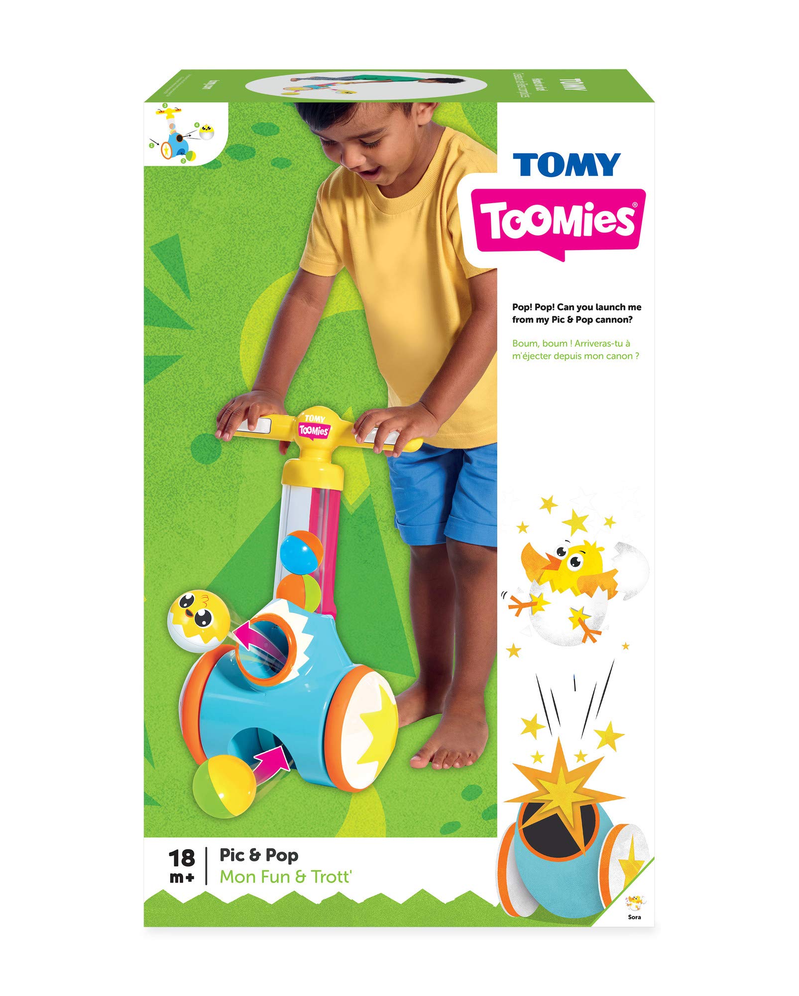 Toomies Pic and Pop Push Along Baby Toy - Toddler Ball Popper with Collector | Ages 18 Months+ 9