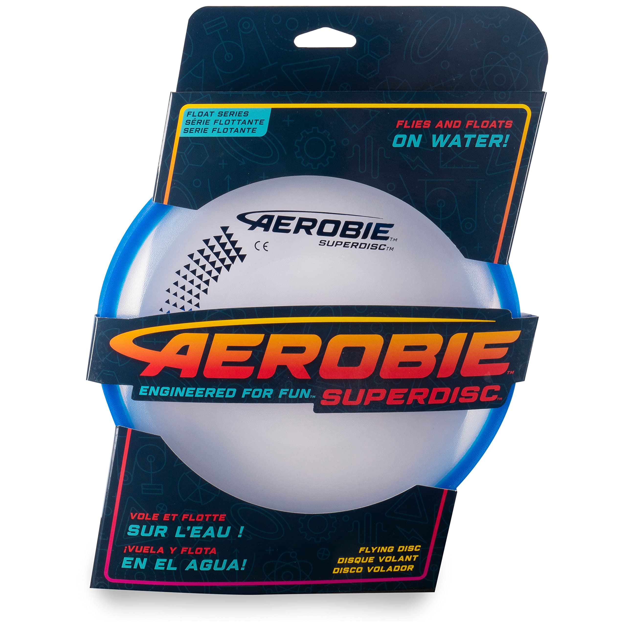 Aerobie Superdisc Flying Disc - Long Accurate Flights | 10-Inch Diameter | Ages 8+