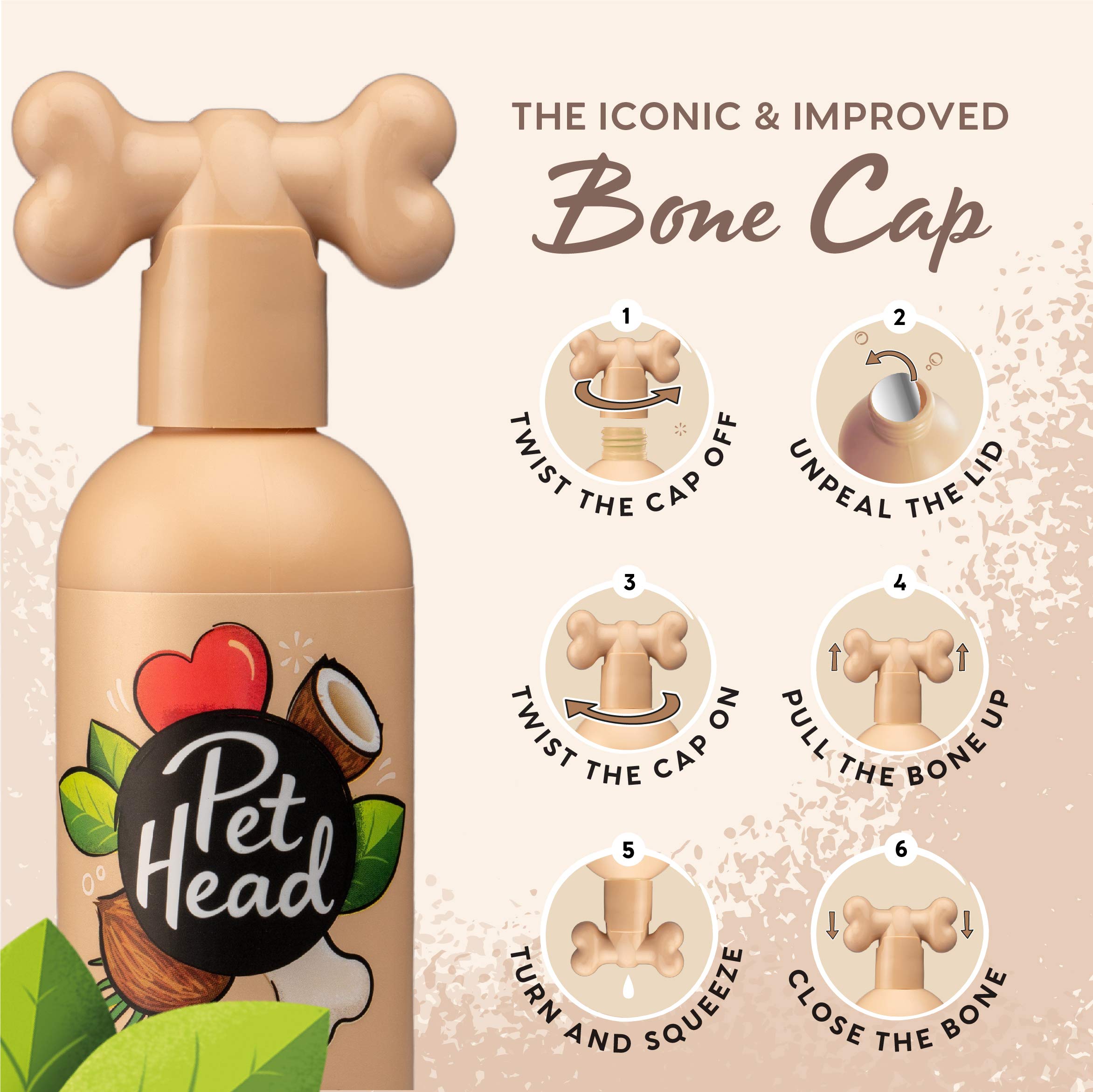 Pet Head Sensitive Soul Dog Shampoo - Soothing Coconut Scent | Aloe Vera | 300ml 4