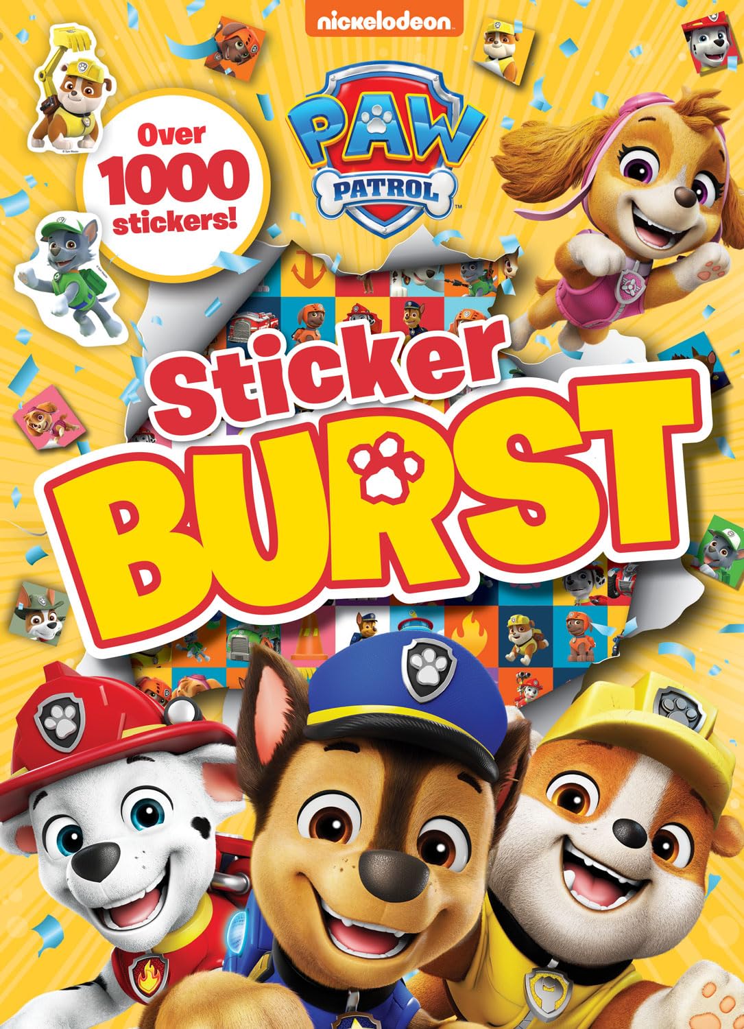 Alligator Paw Patrol Sticker Burst - Over 1000 Stickers | 46 Activity Pages | Ages 3+