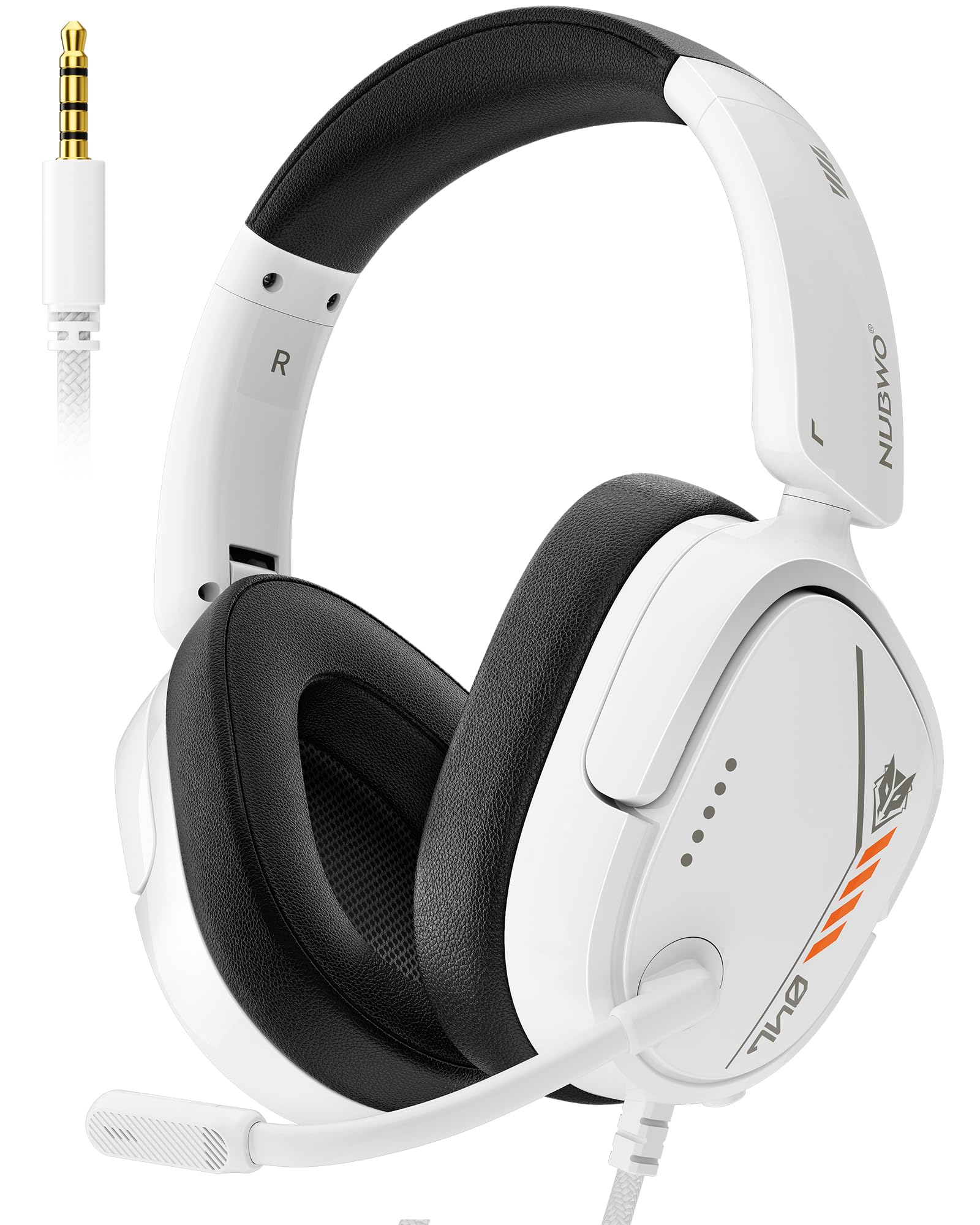 NUBWO HG04L Gaming Headset for PS5, PS4, Xbox Series X|S, Xbox One, Switch | Over-Ear, Memory Foam