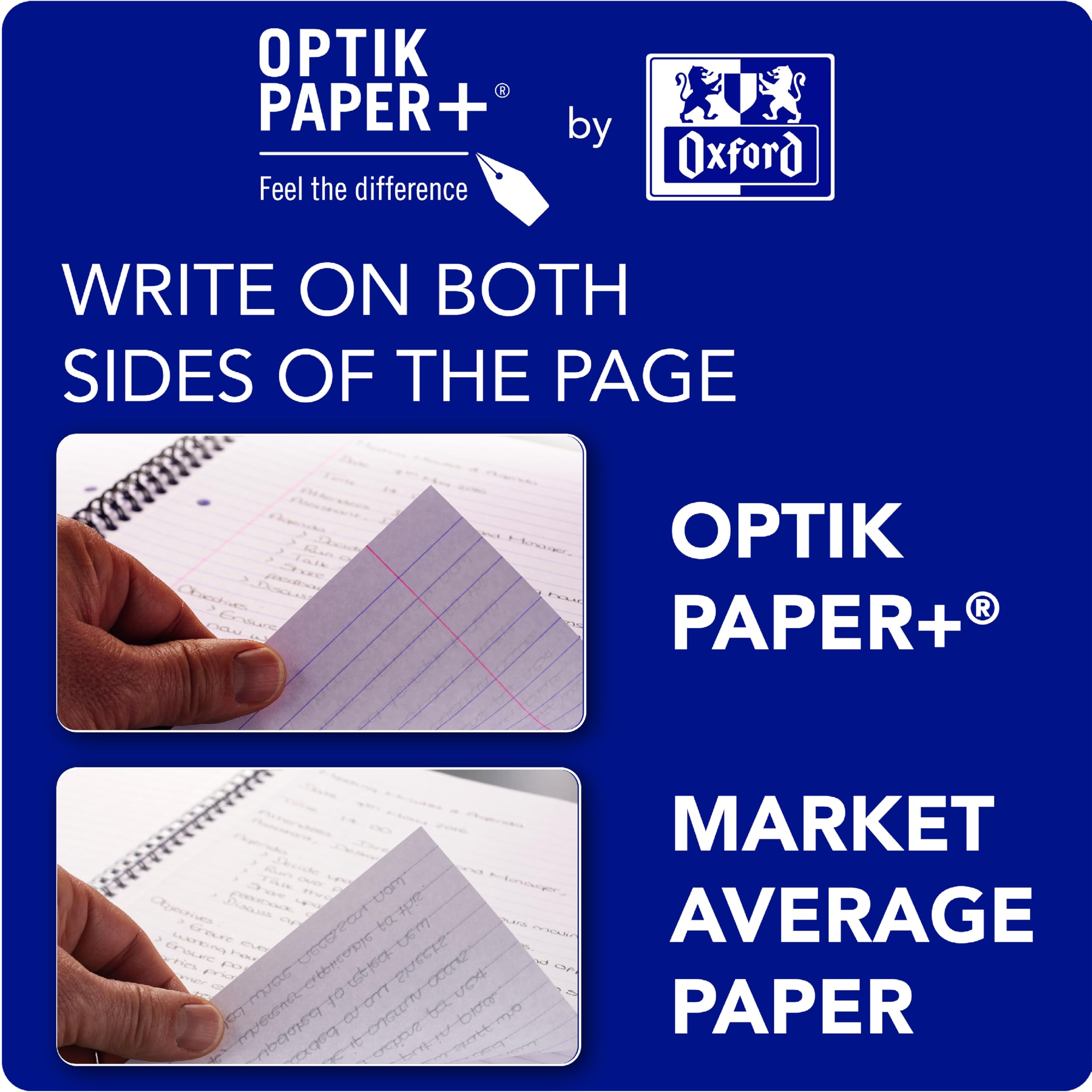 Oxford Composition Notebook - A5, 80 Pages, 8mm Ruled, Pack of 5 Assorted Colours 5