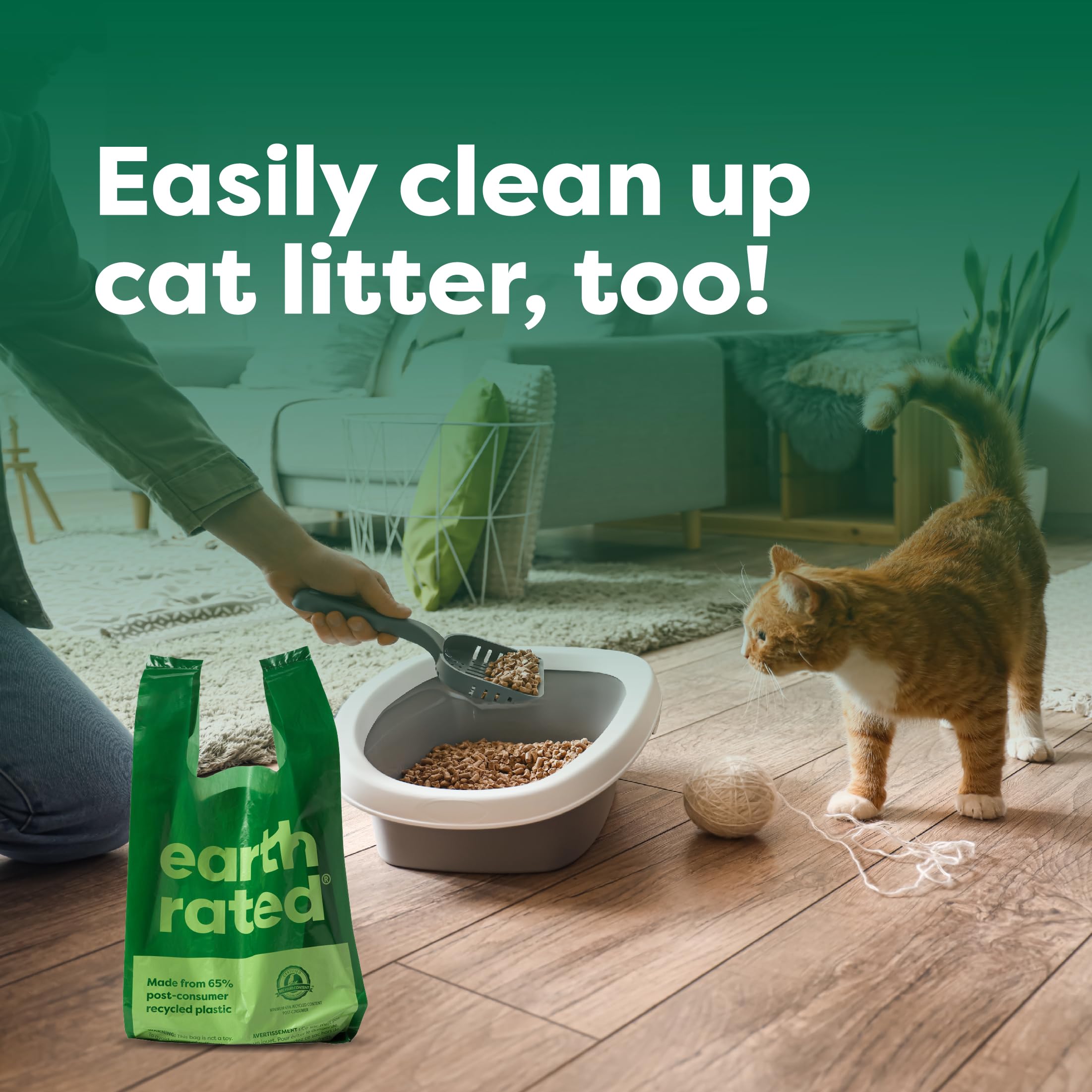 Earth Rated Unscented Dog Poo Bags with Handles - 120 Count, Leakproof, Made with Recycled Plastic 4