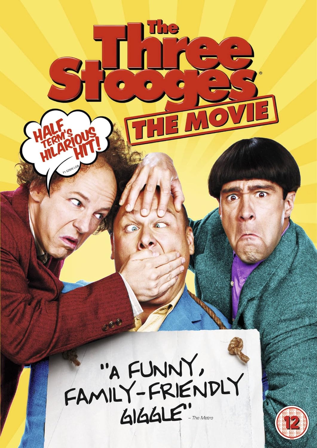 The Three Stooges (DVD) - Starring Sean Hayes, Will Sasso - Directed by Bobby Farrelly & Peter Farrelly - Comedy Film - Rated Suitable for 12 Years and Over