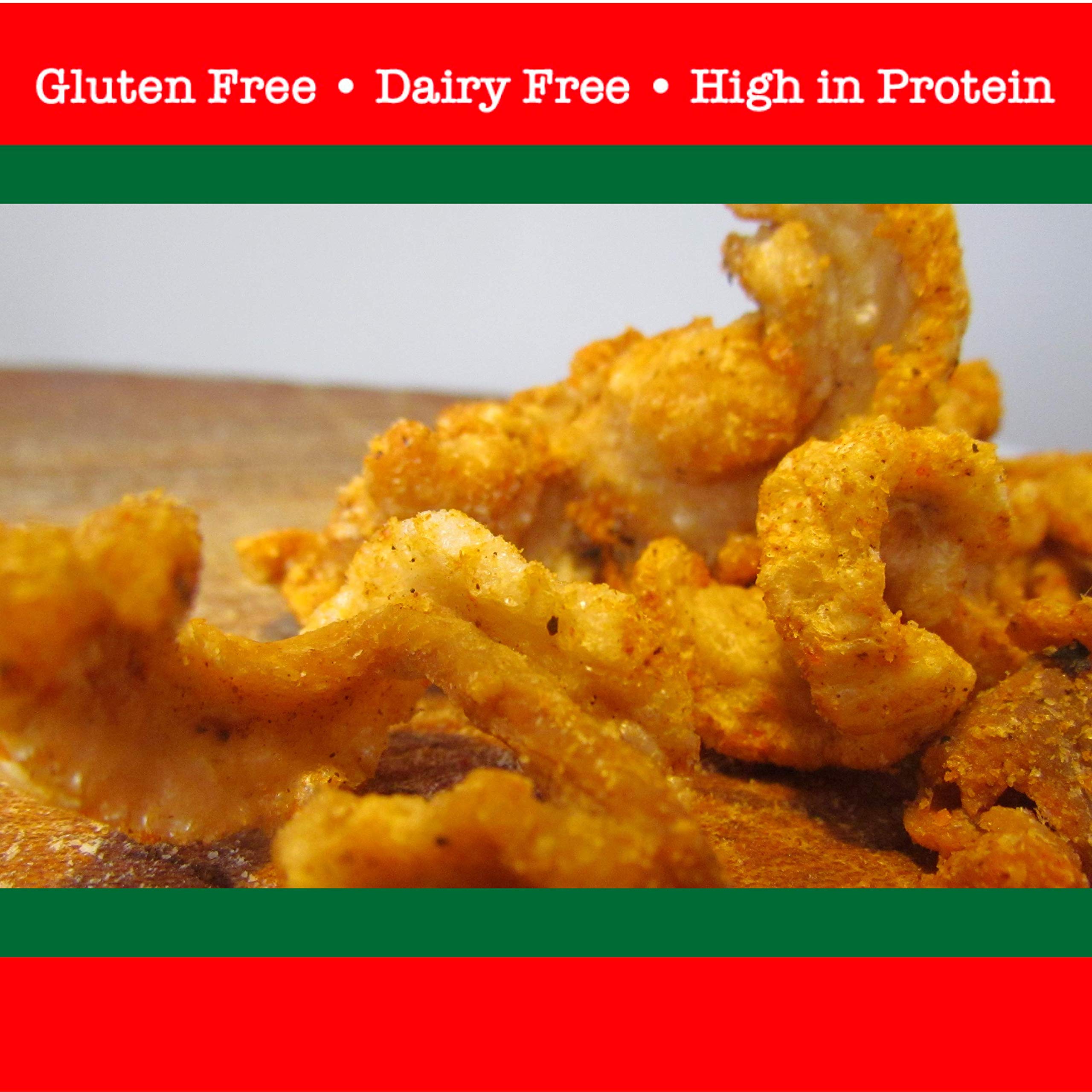 The Skibbereen Food Company Habanero Hot Chilli Pork Crackling - Gluten Free, High Protein, Low Carb Snack 5