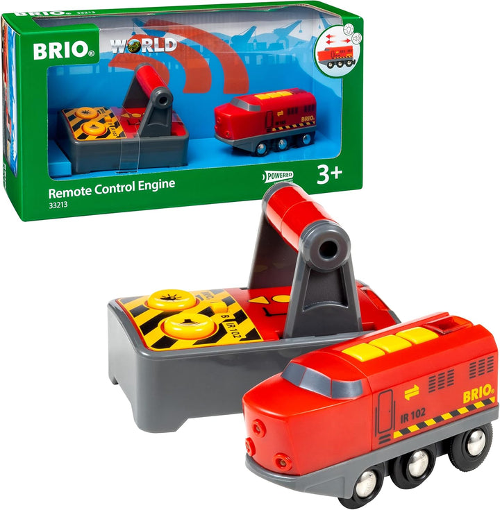 BRIO Remote Control Train Engine - Interactive Toy for Kids Age 3+ (33213)