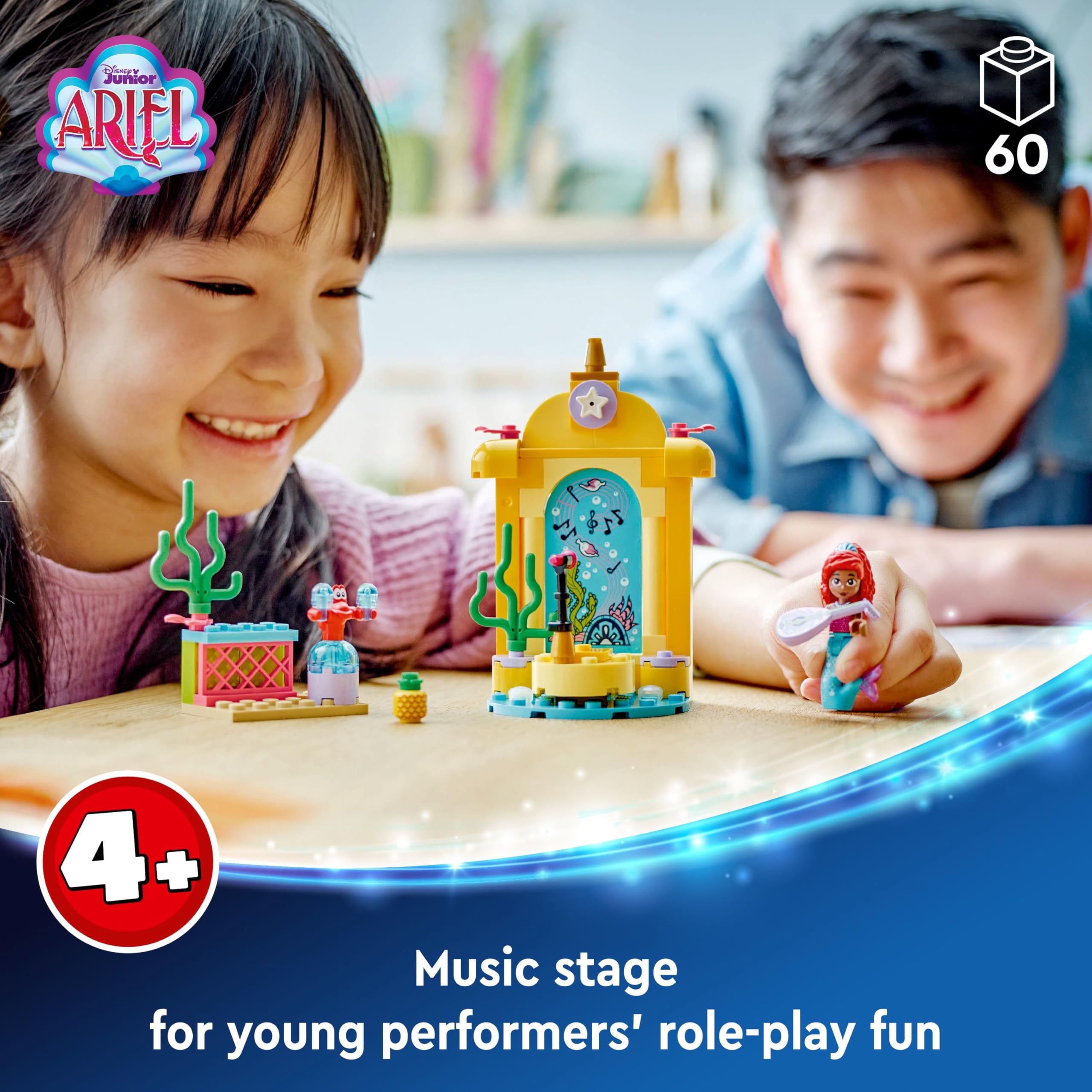 LEGO ǀ Disney Princess Ariel’s Music Stage - Buildable Playset for Kids Aged 4+ 6