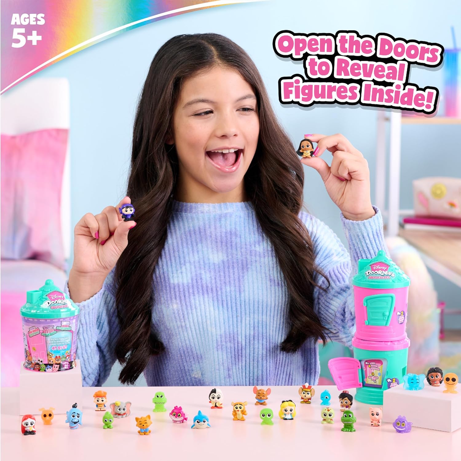 Just Play Disney Doorables Squish’Alots Series 2 - Multicolor Collectible Figures (44799) 2