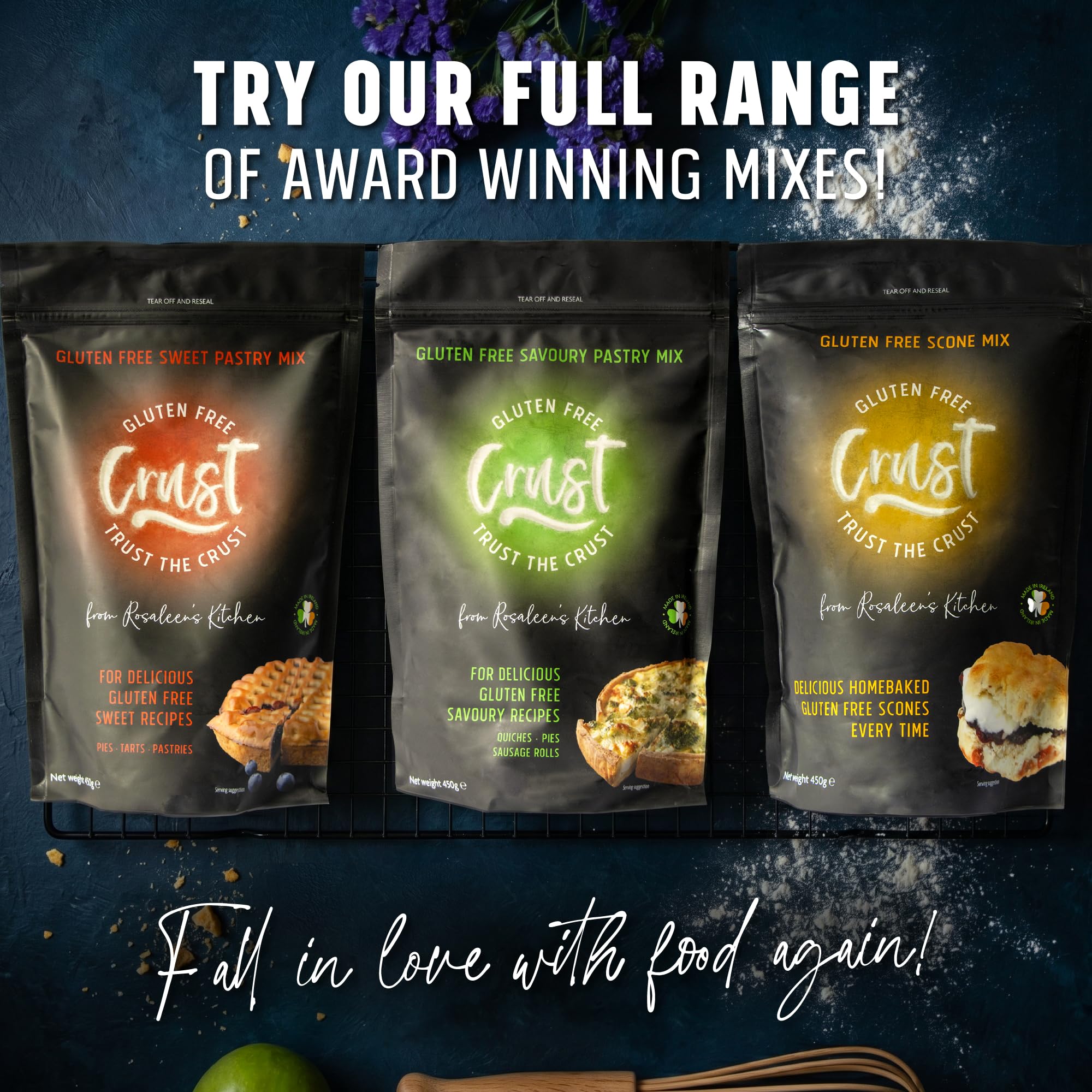 Crust Gluten Free Scone Mix - Award Winning Recipe | 450g 8