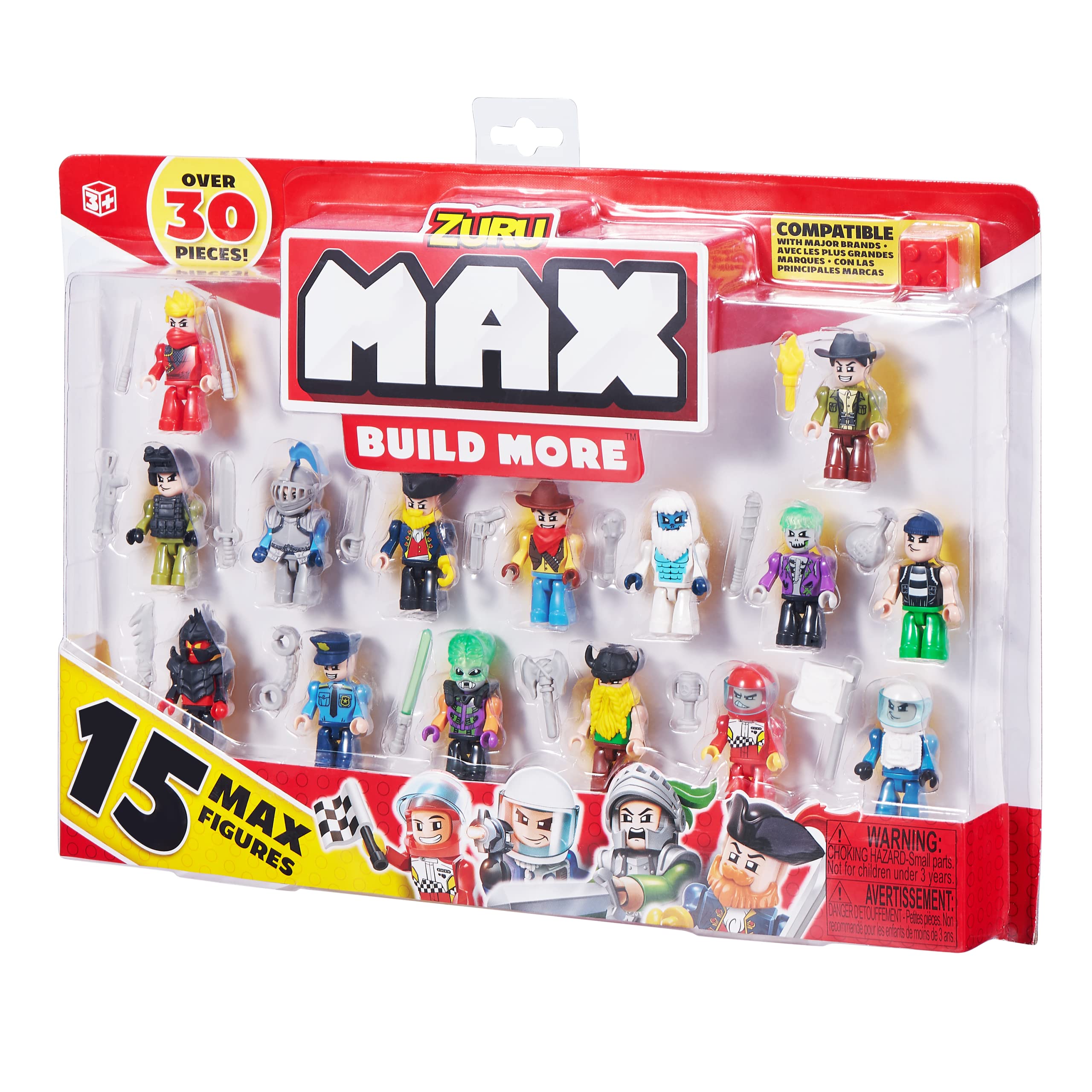 Max Build More ZURU Mini Figure Set - 15 Figures | Compatible with Major Brands | Ages 3+ 2