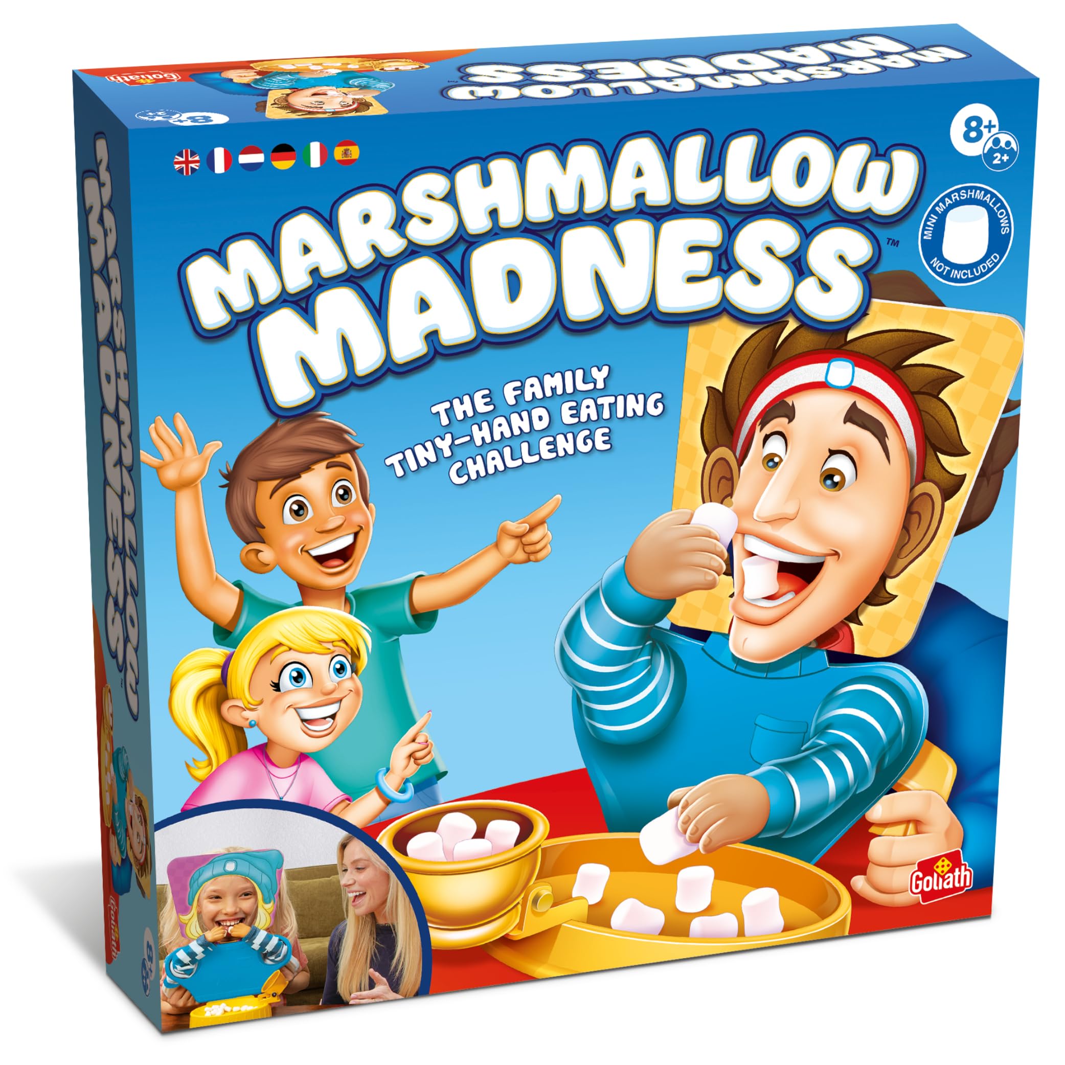 Goliath Marshmallow Madness - Hilarious Tiny Hands Party Game for Ages 8+ | 2+ Players