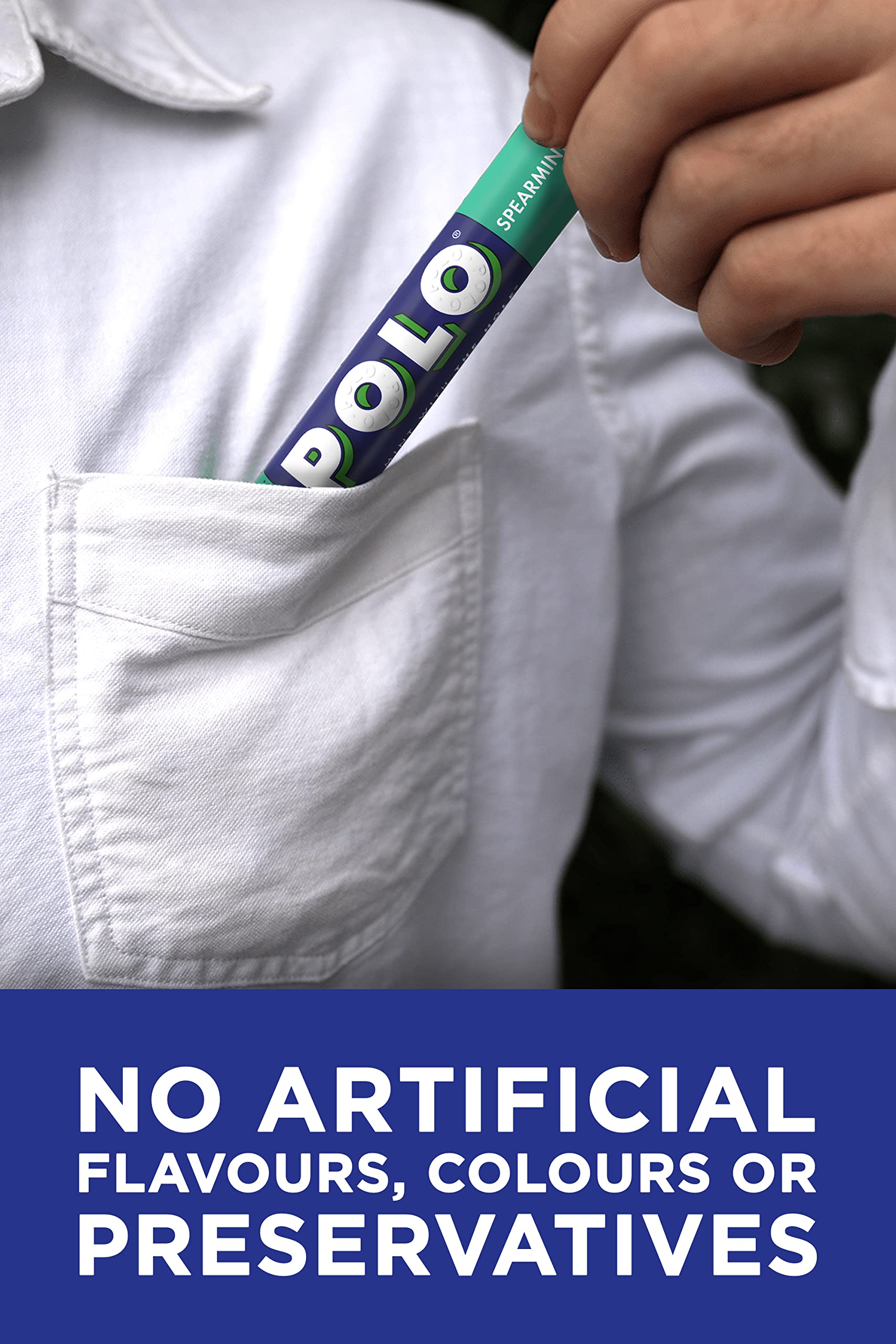 Polo Spearmint Mints Tubes - Refreshing Spearmint Flavor | 32 Tubes of 34g 6