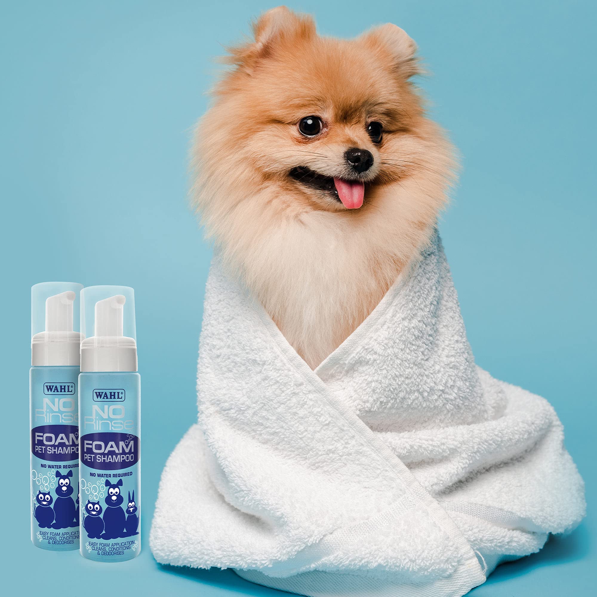 Wahl No Rinse Foam Pet Shampoo - Quick Coat Refresh with Coconut Scent | 200 ml Foam 2