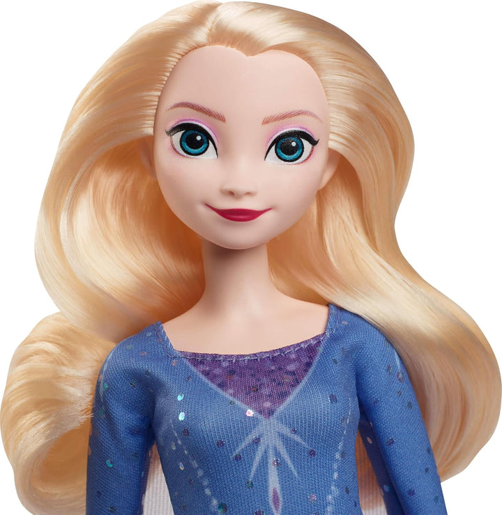 Mattel Disney Frozen Elsa Ice-Skating Look Fashion Doll (JBG53)