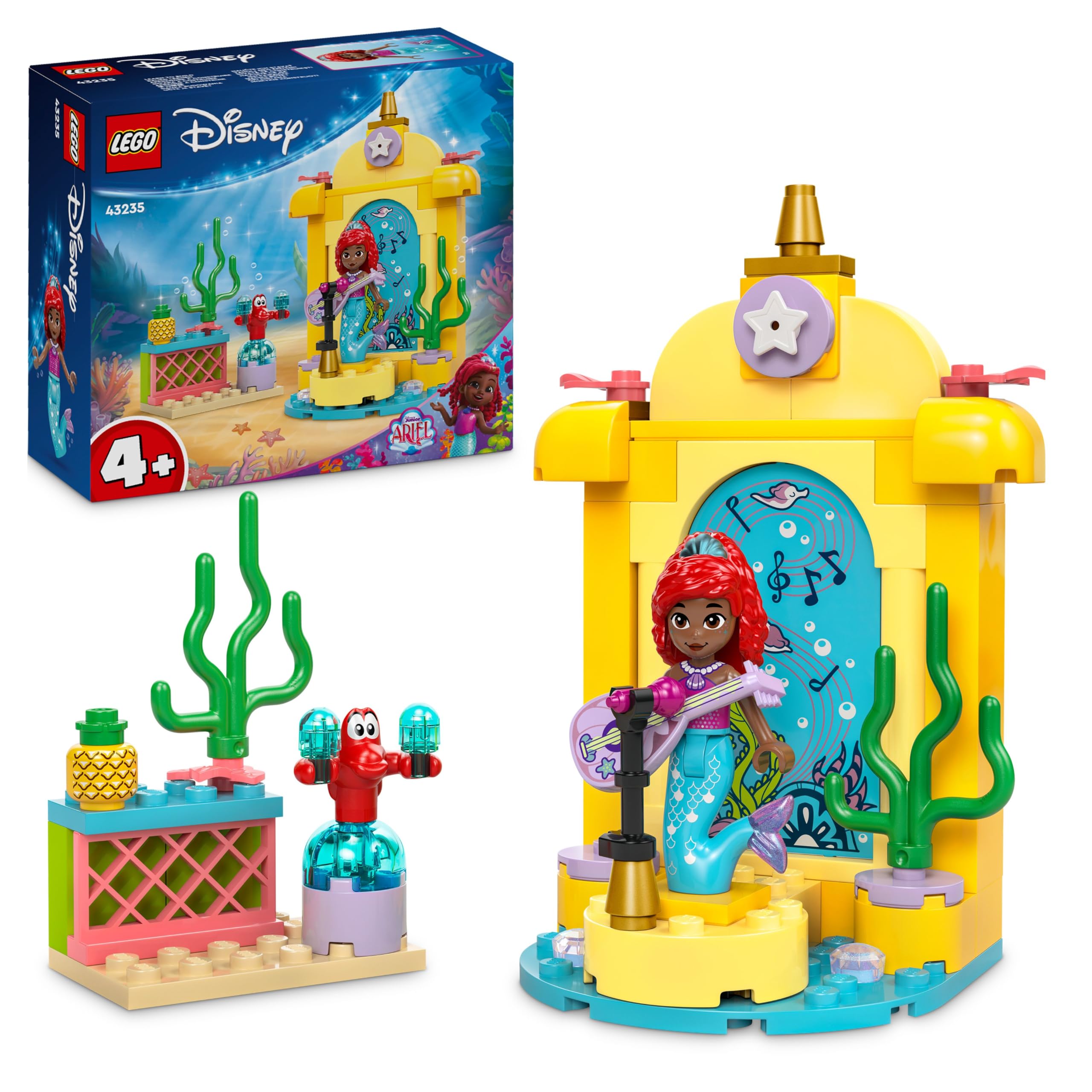 LEGO ǀ Disney Princess Ariel’s Music Stage - Buildable Playset for Kids Aged 4+ 1