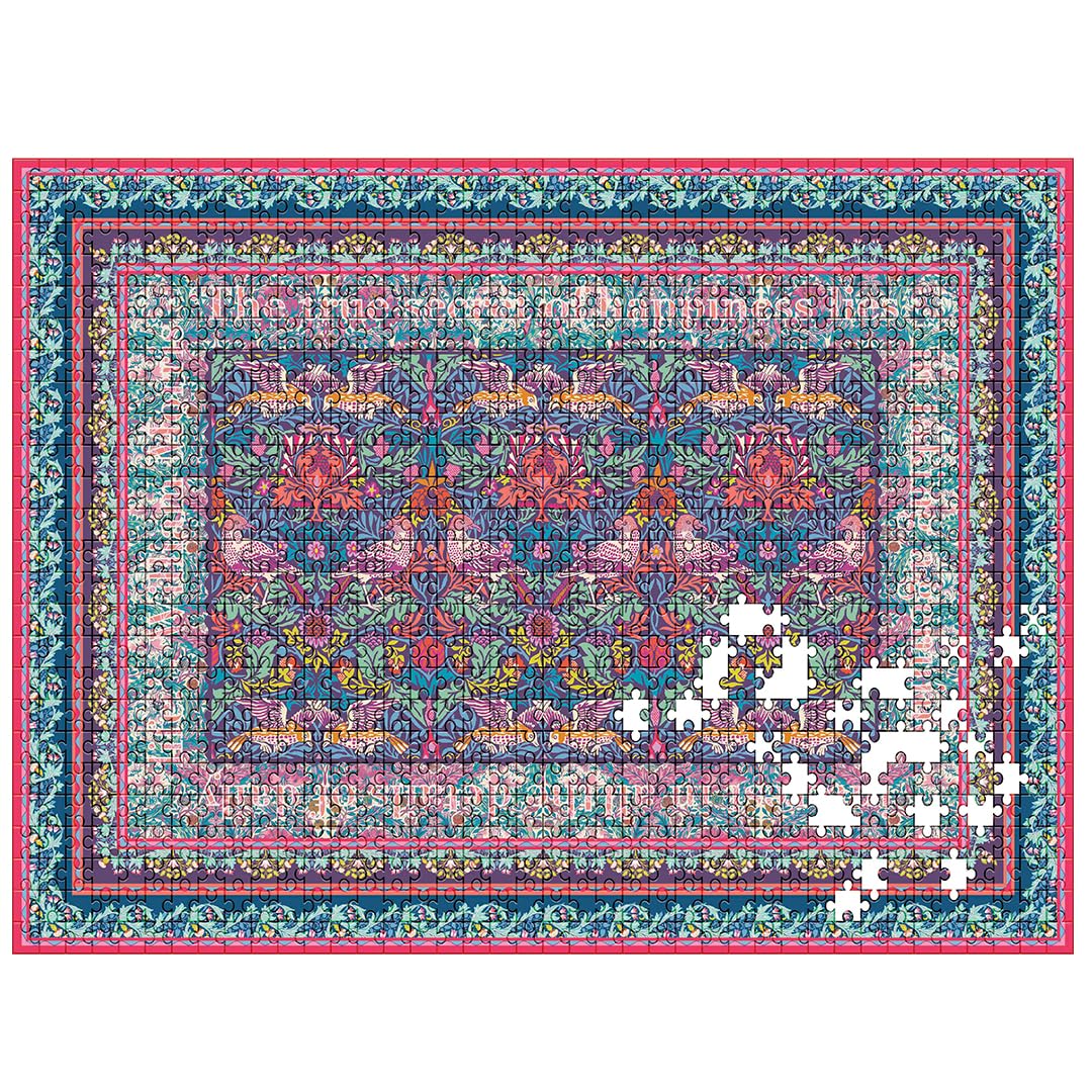 WILLIAM MORRIS AT HOME Rose Design Jigsaw Puzzle - 1000 Pieces | Fits 50x70cm Frame 3